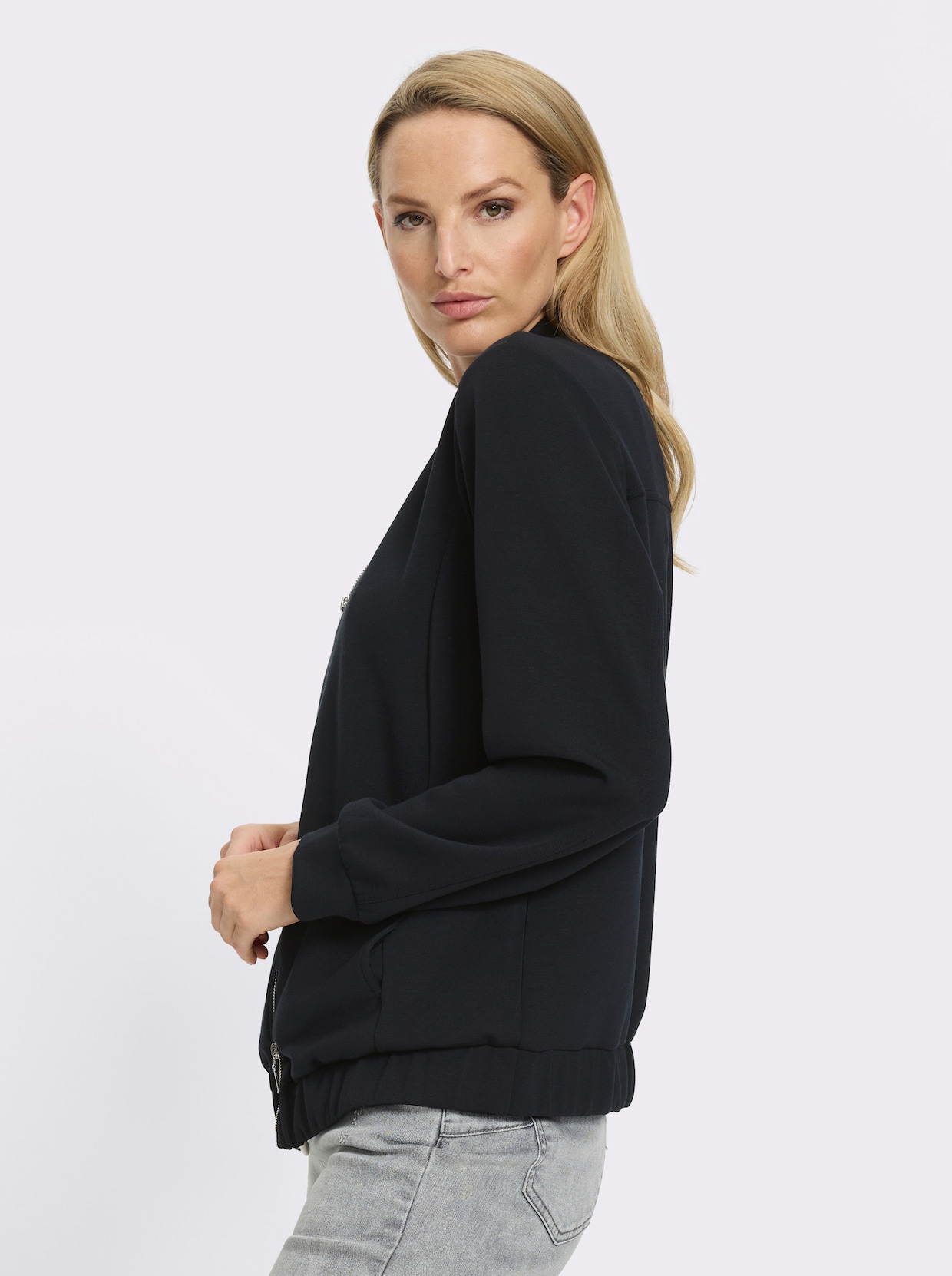 heine Shirtjacke - schwarz