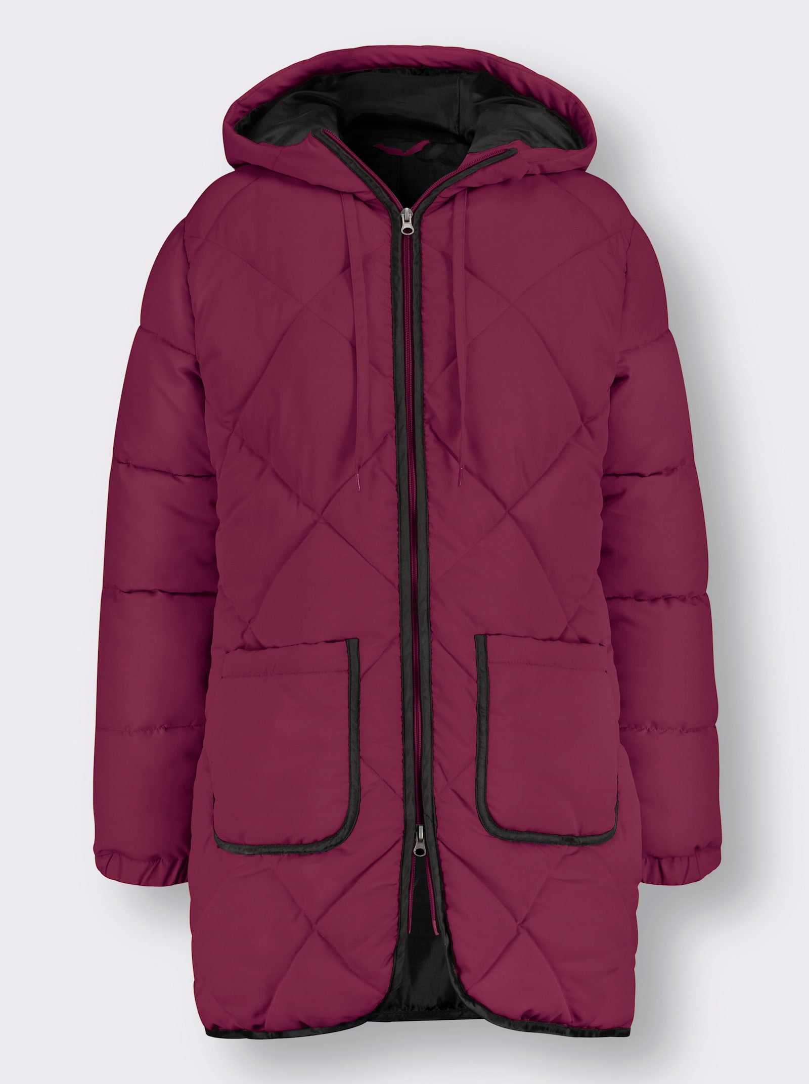 Dlouhá bunda s elastickými náplety - slézová