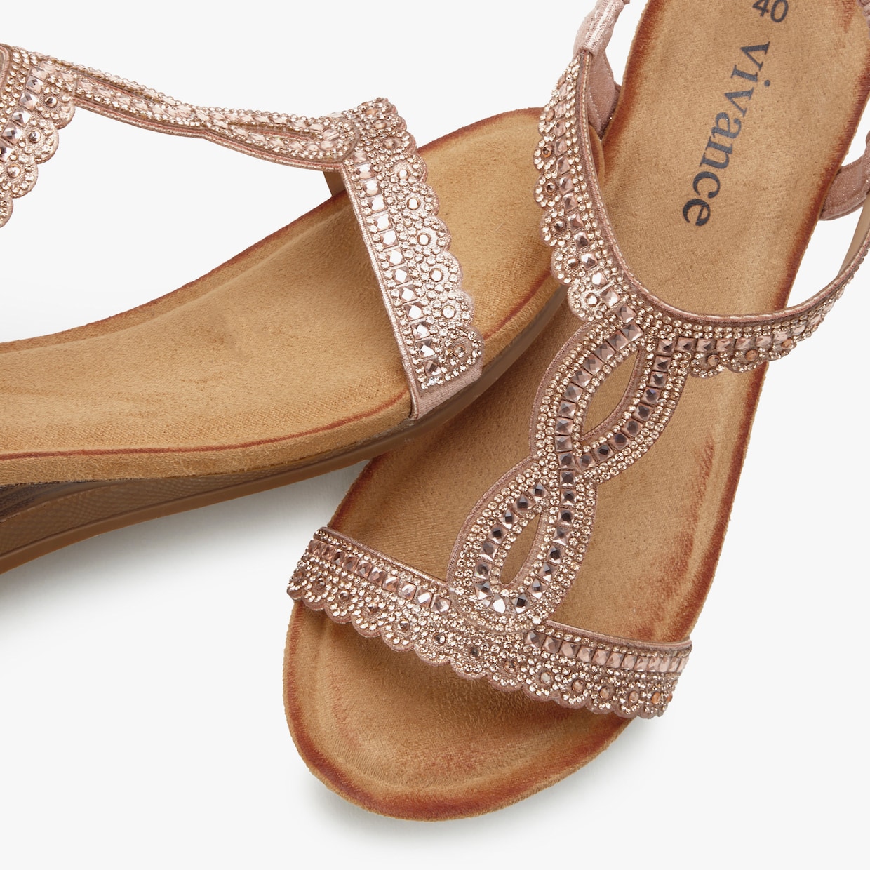 Vivance Sandalette - roségoldfarben