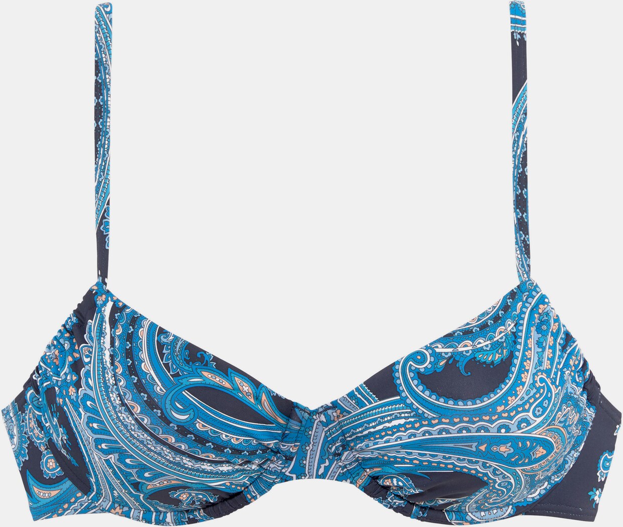 LASCANA Bügel-Bikini-Top - marine-bedruckt