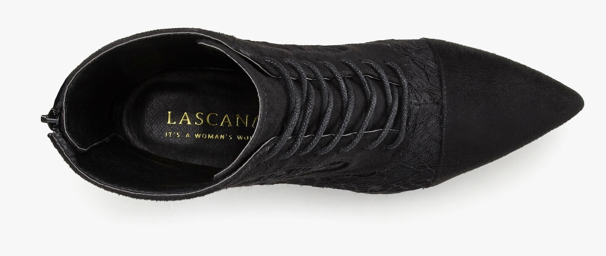 LASCANA Bottines à lacets - noir