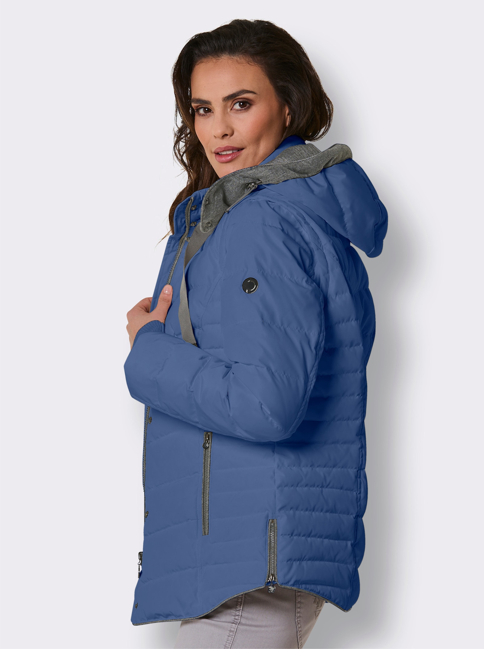 CREATION L PREMIUM Daunenjacke mit Westen-Funktion - jeansblau
