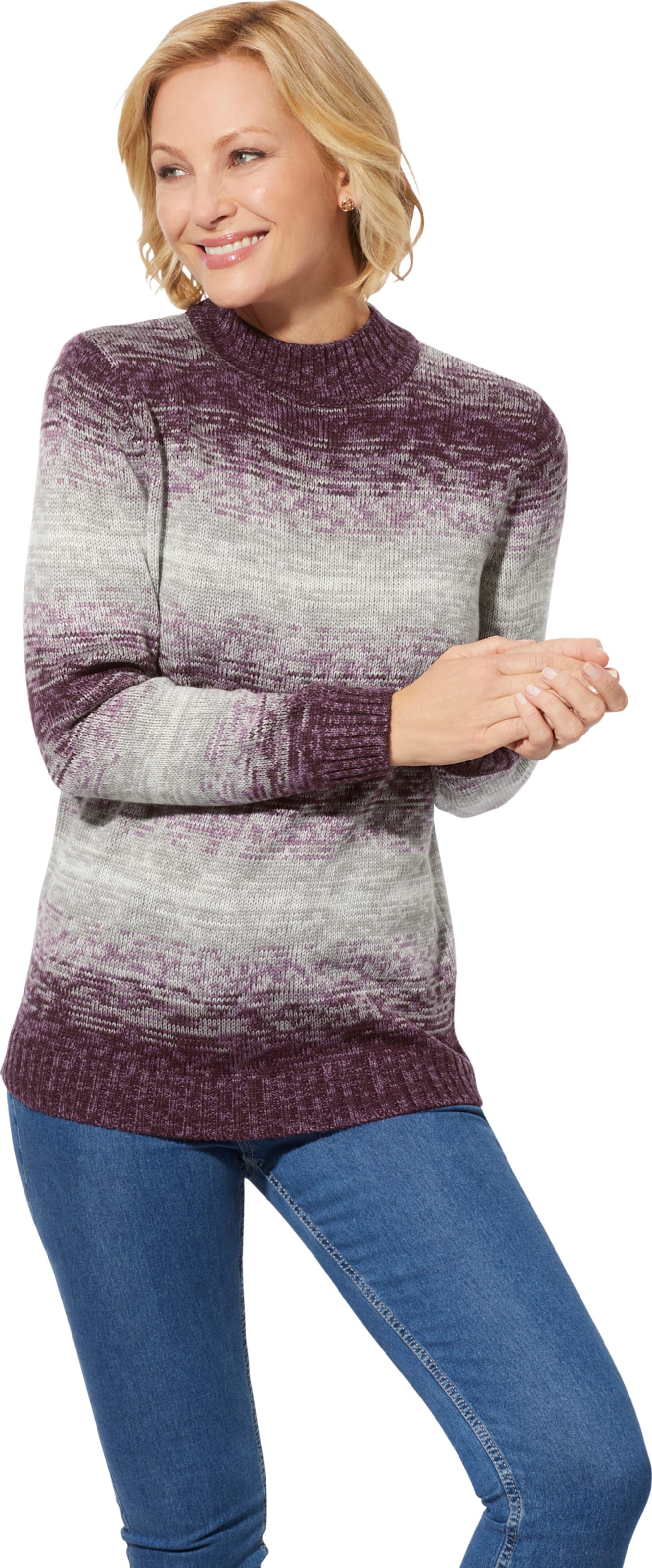 Thumbnail - Stehkragenpullover
