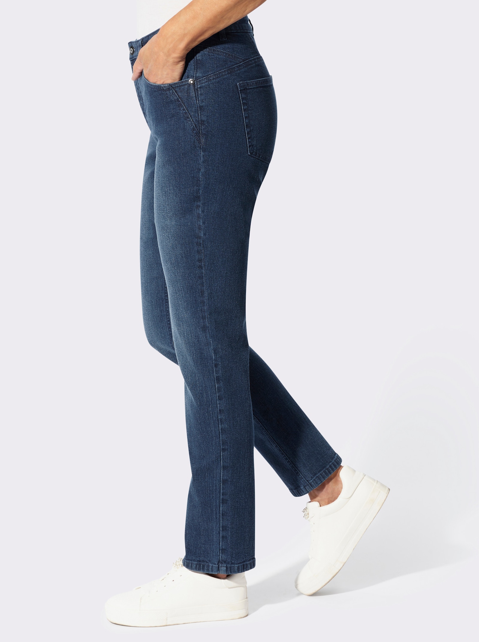 5-Pocket-Jeans mit Push-up-Effekt - dark blue