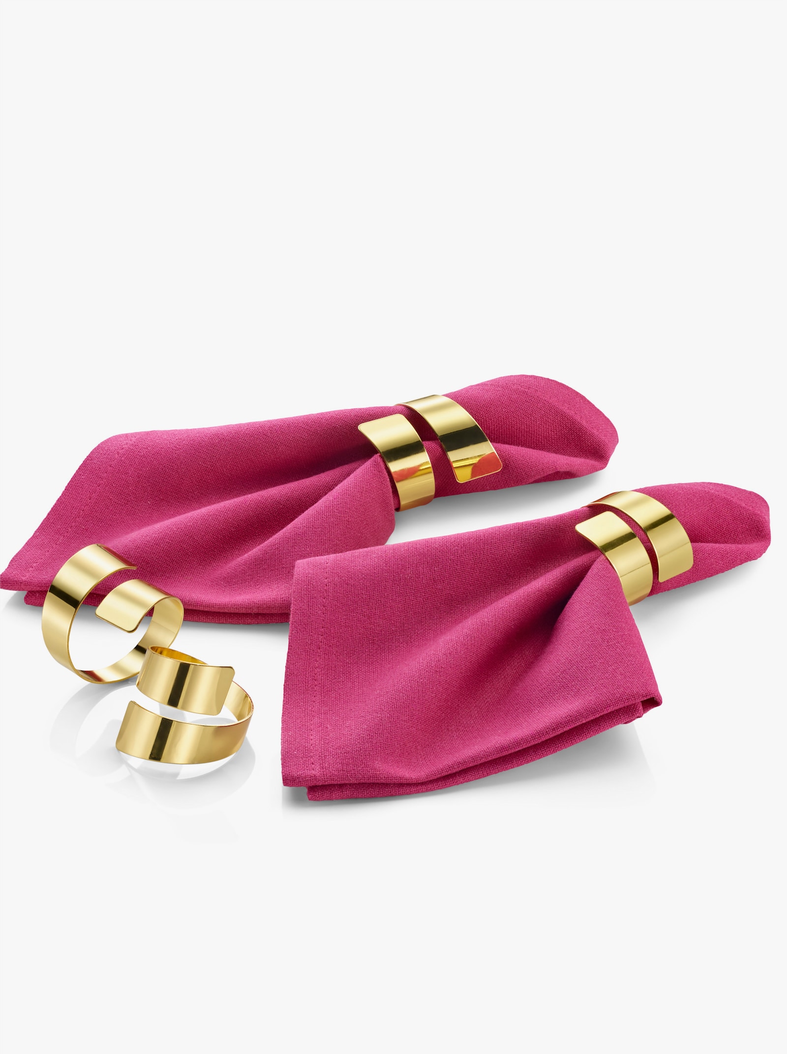 heine home Serviettenringe - goldfarben