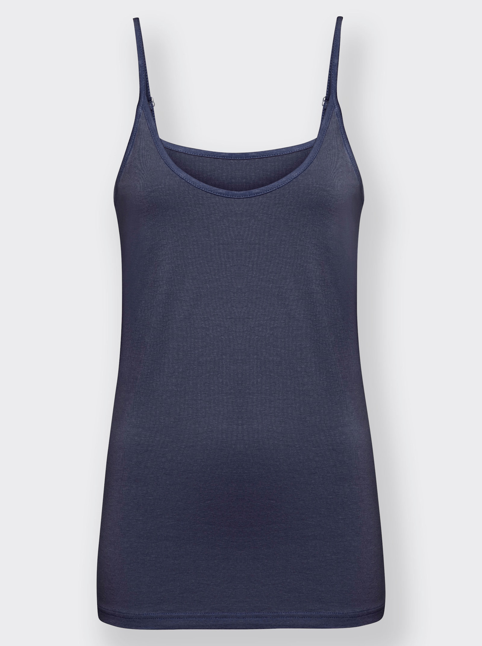 Spaghettitop mit verstellbaren Trägern - nachtblau