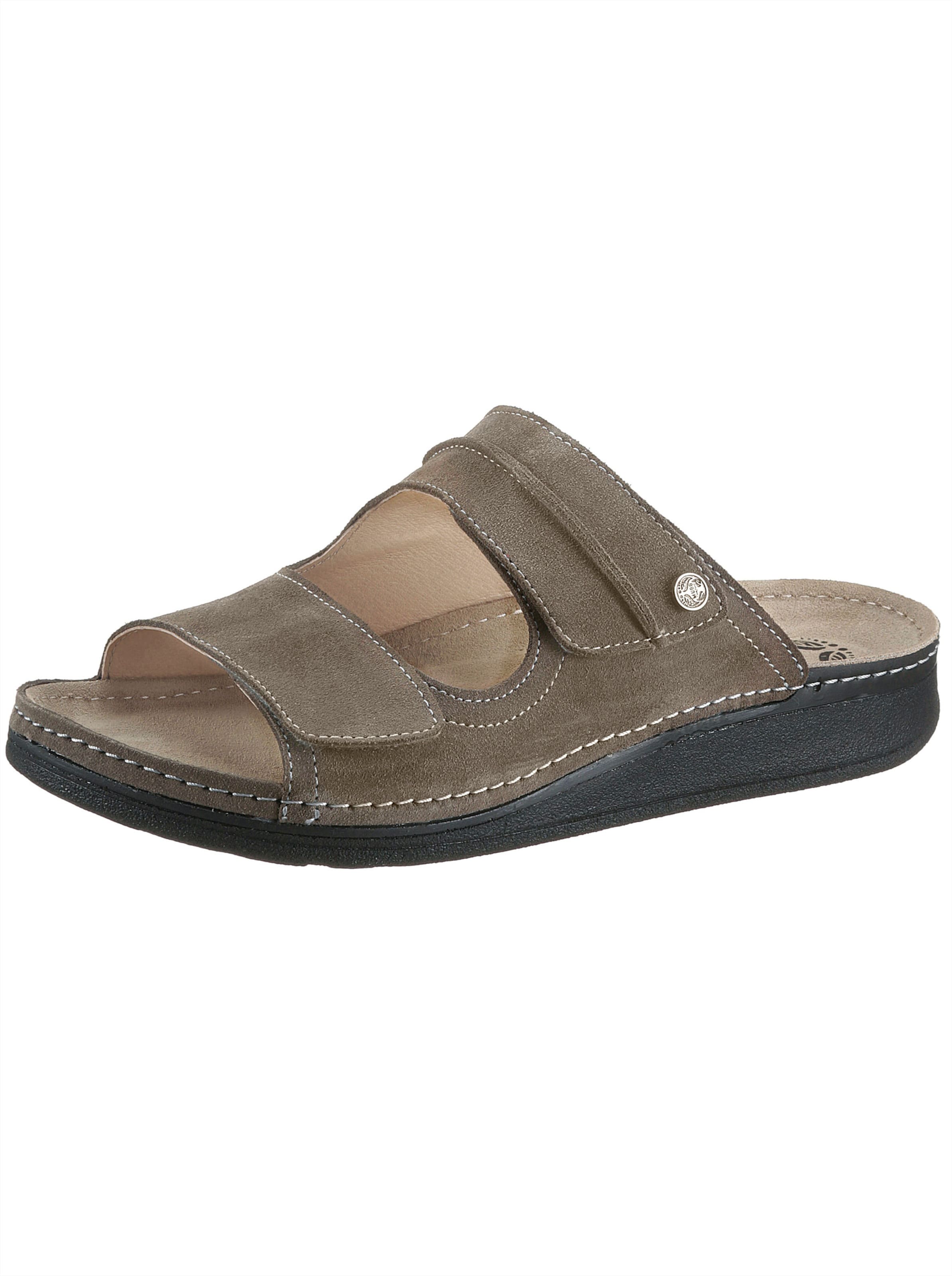 Witt Herren Pantolette mit Memory-Fußbett, taupe