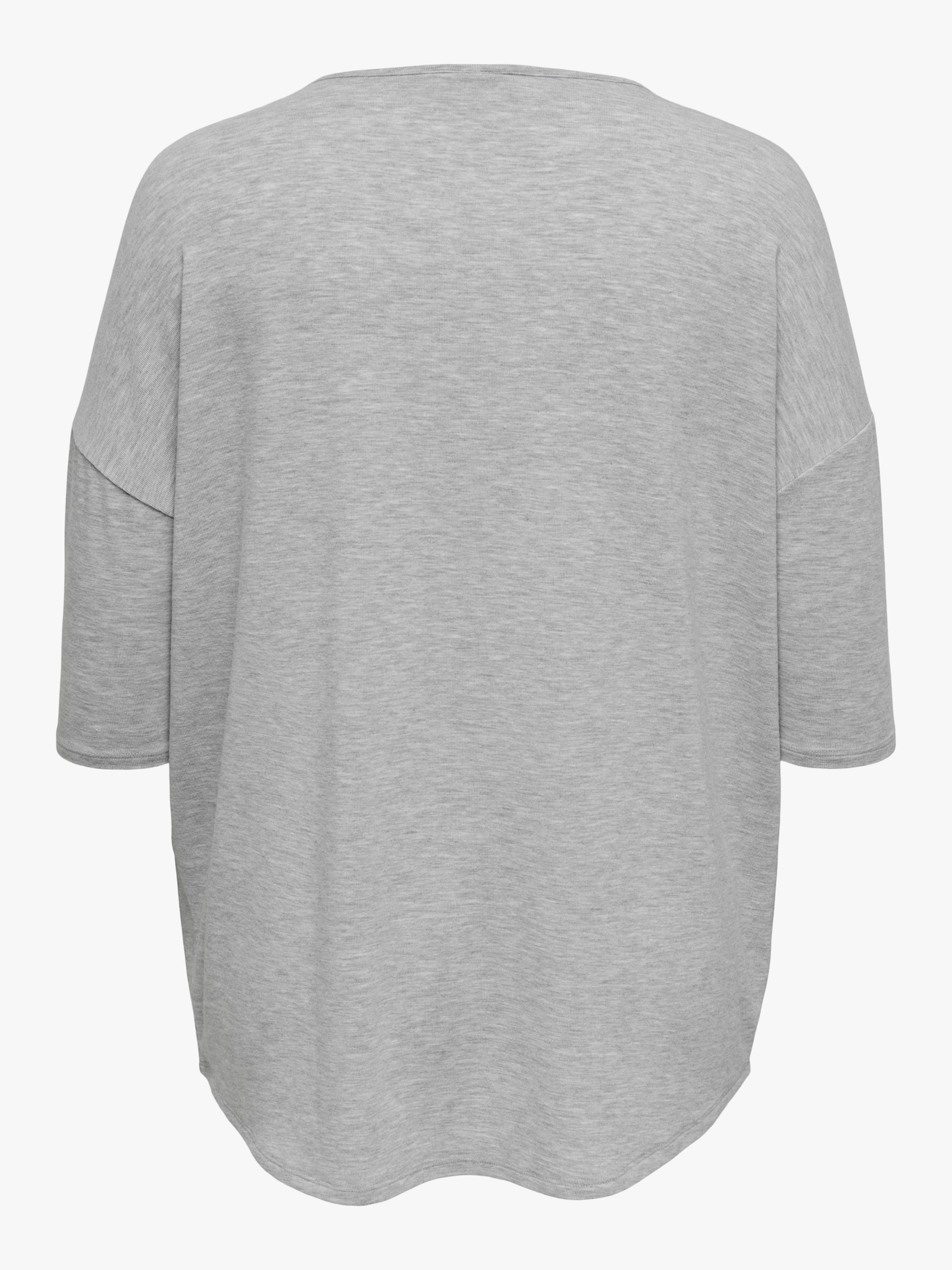 ONLY CARMAKOMA 3/4-Arm-Shirt - light grey melange