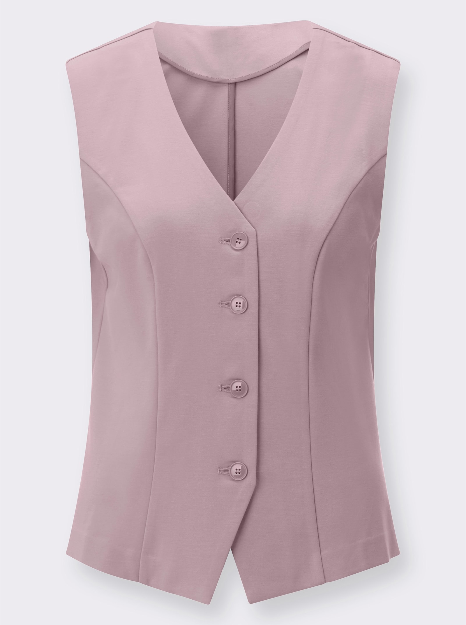 Anzugweste in Interlock-Qualität - mauve