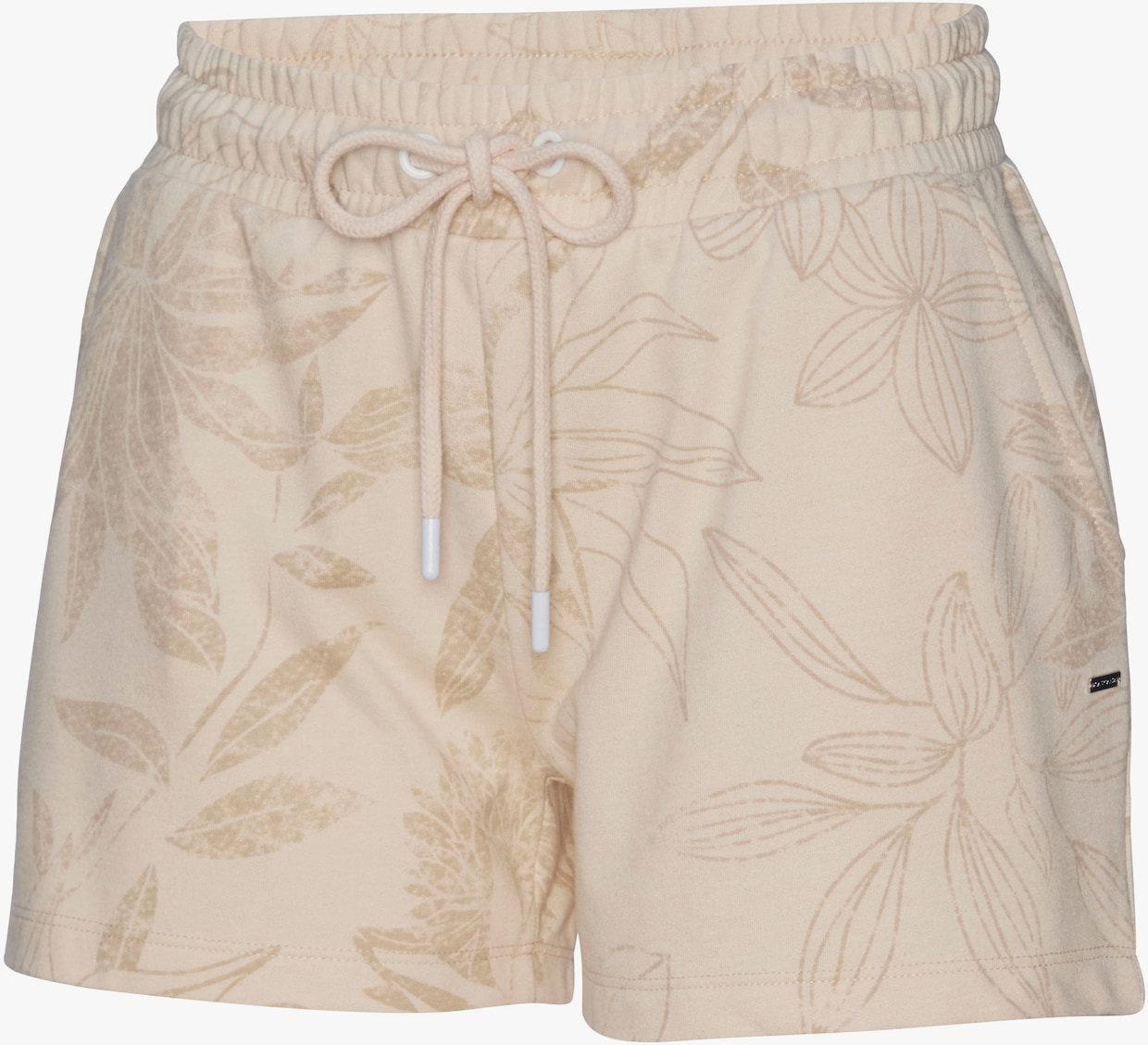 LASCANA Relaxshorts - beige-allover-gemustert