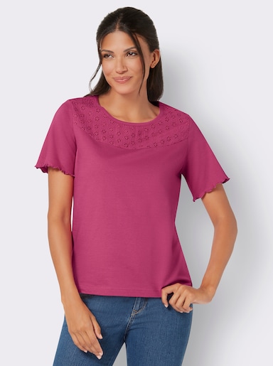 Shirt met korte mouwen - fuchsia