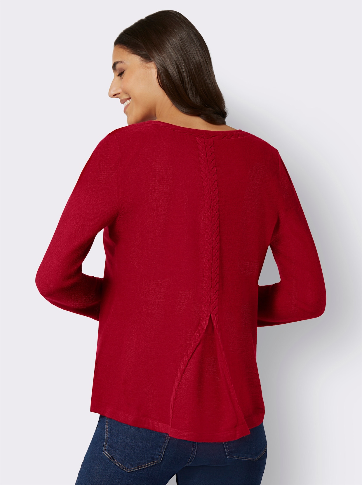 Pullover met lange mouwen - rood