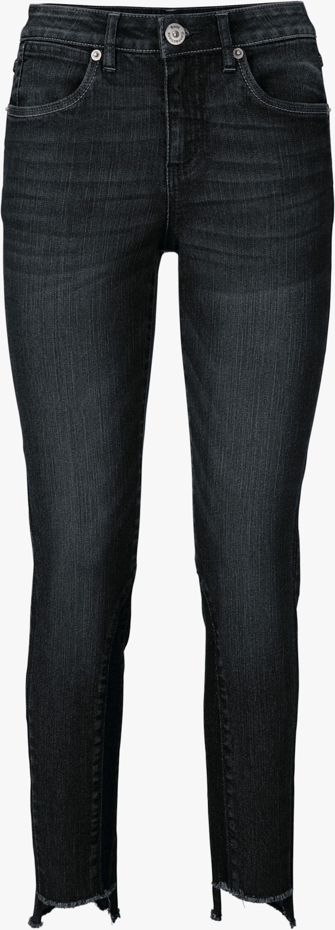 heine Bauchweg-Jeans - black denim