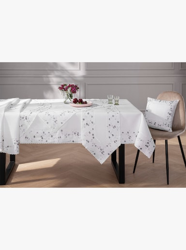 Tischdecke - champagner-hellgrau