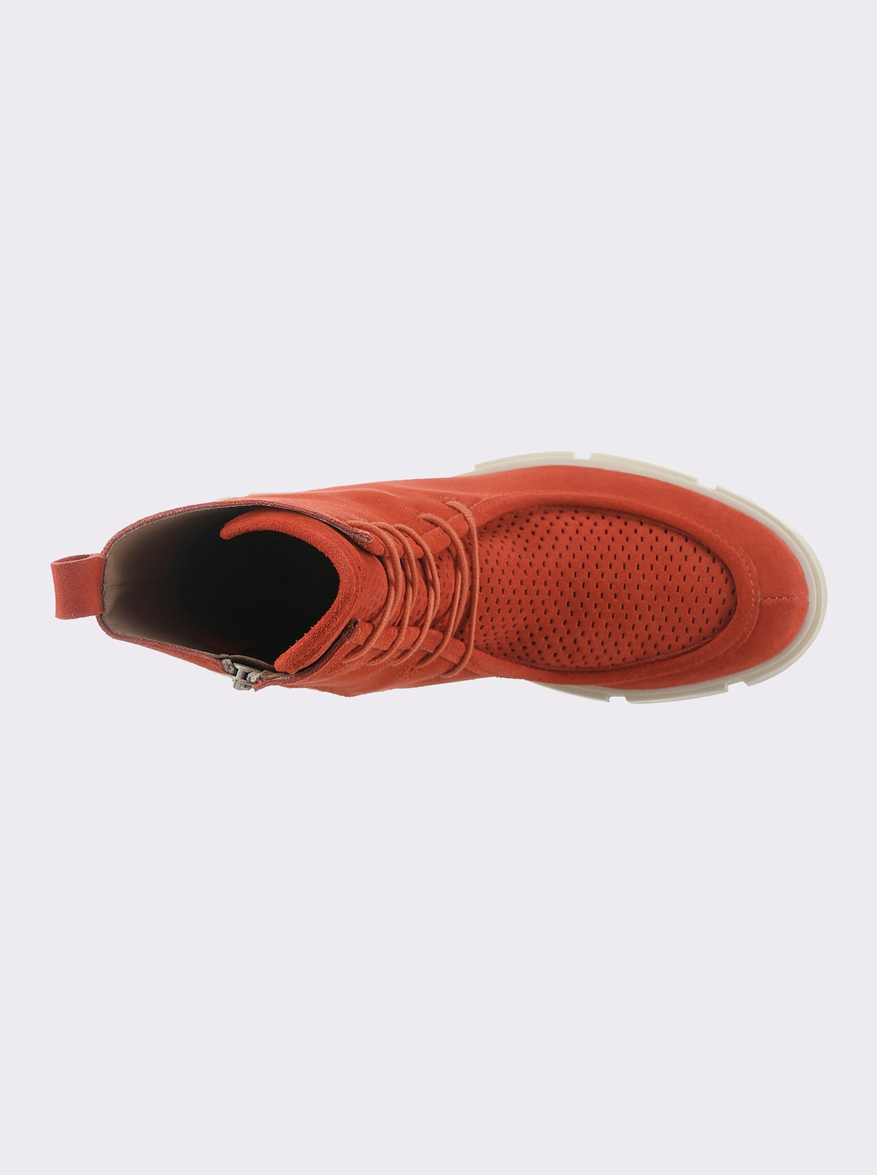 heine Bottines à lacets - rouge