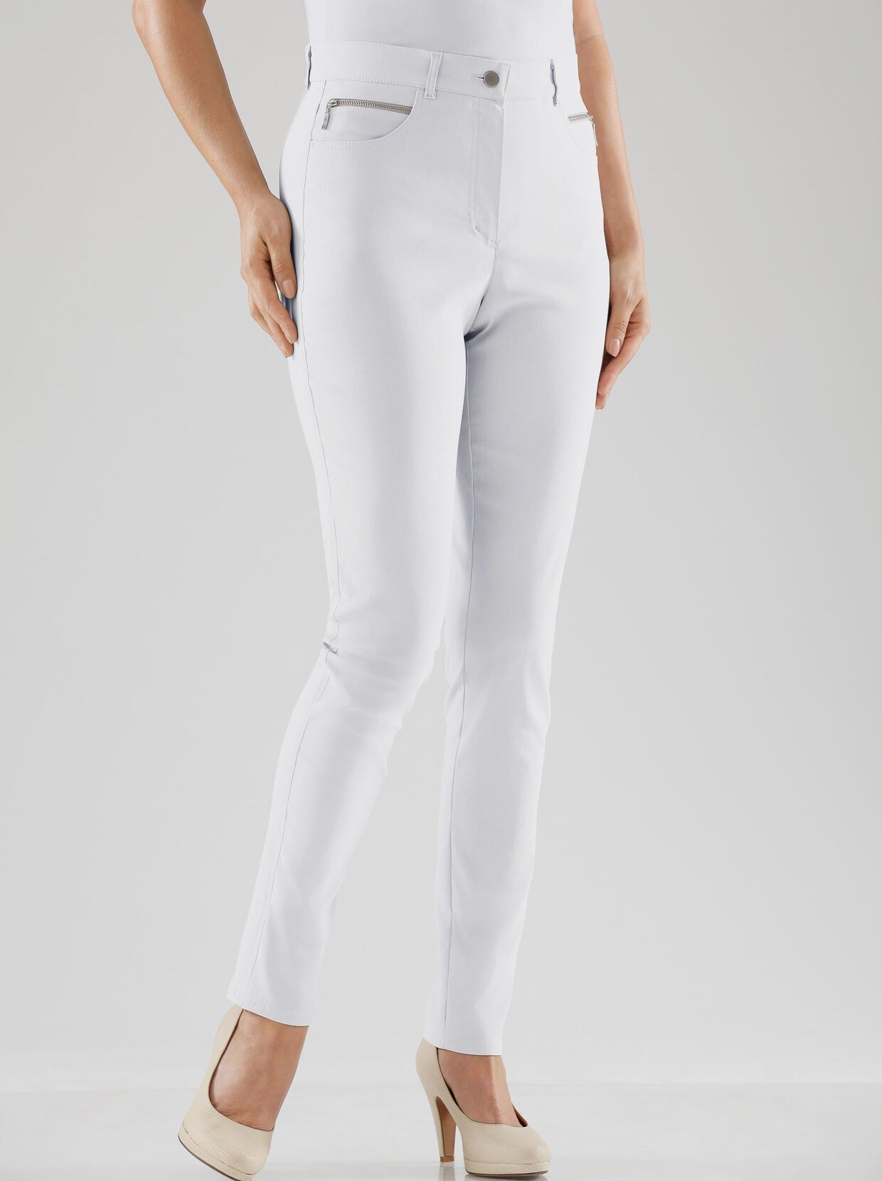 Stehmann Comfort line pantalon extensible - blanc