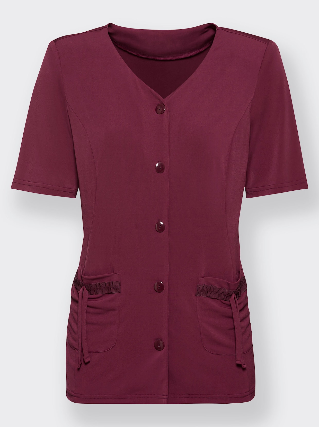 Shirtjacke - bordeaux