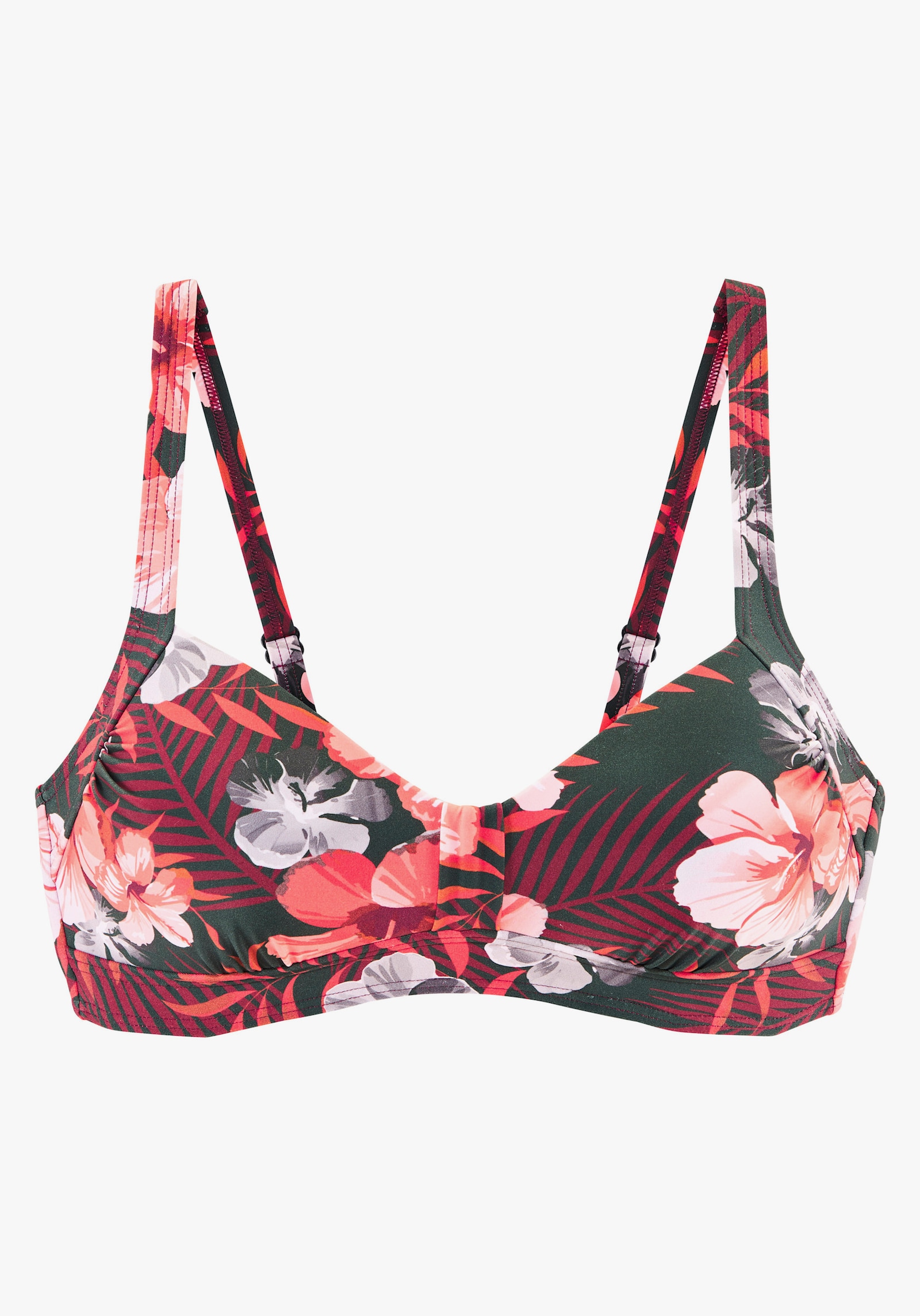 LASCANA Bandeau-Bikini-Top - oliv-orange
