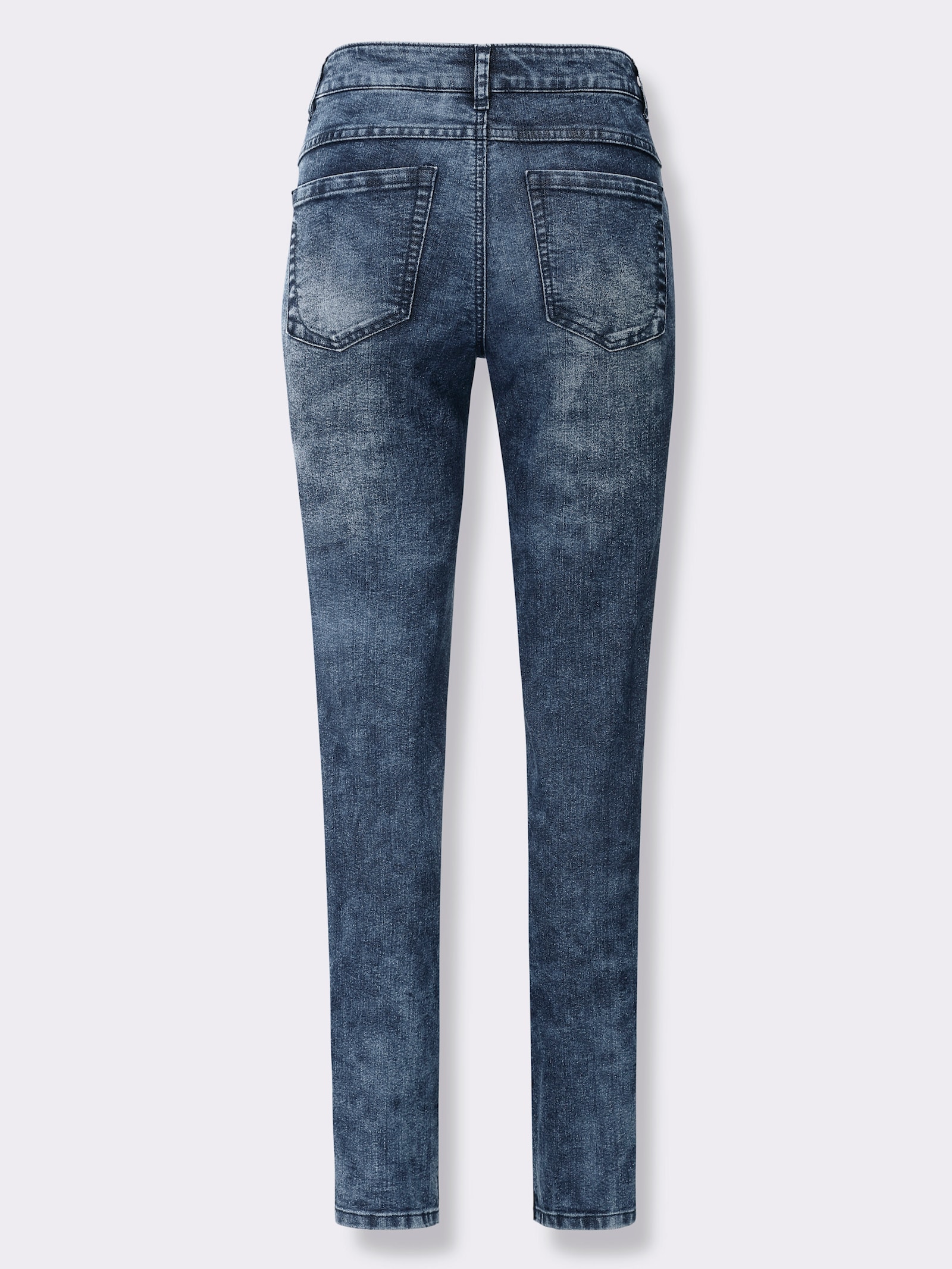 5-Pocket-Jeans in knöchellanger Schnittform - dark blue