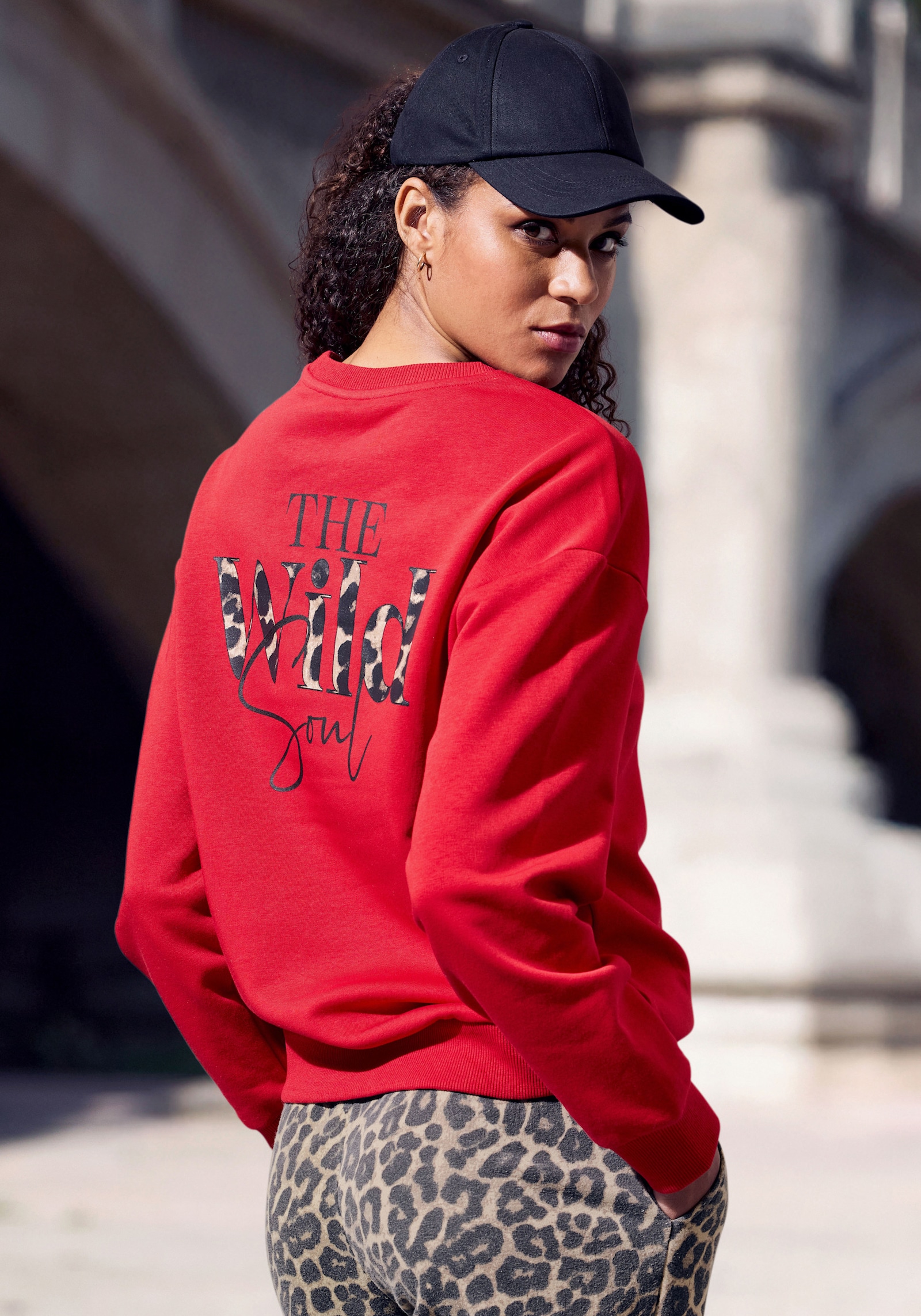 Buffalo Sweatshirt - rot