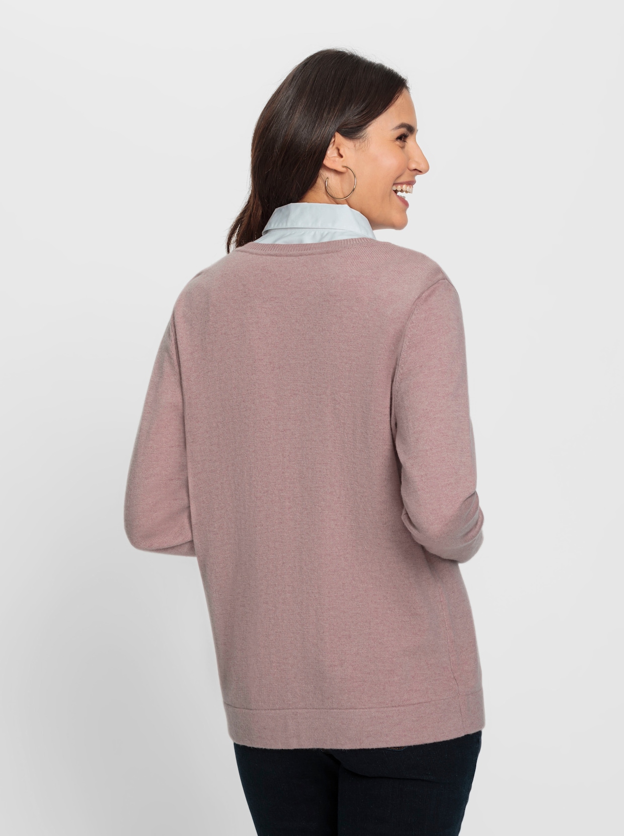 Strickjacke - mauve