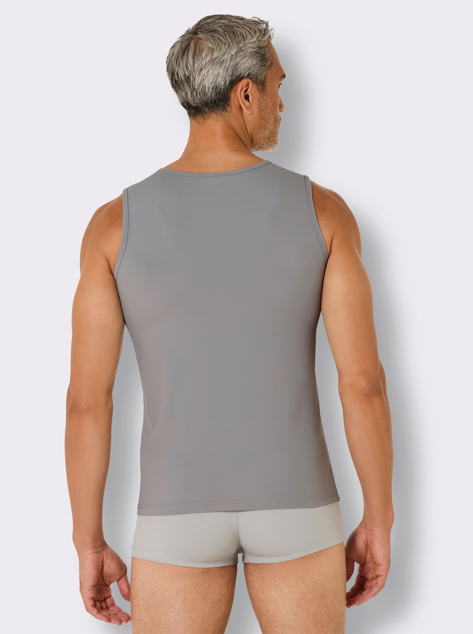 wäschepur men Shirt - steingrau