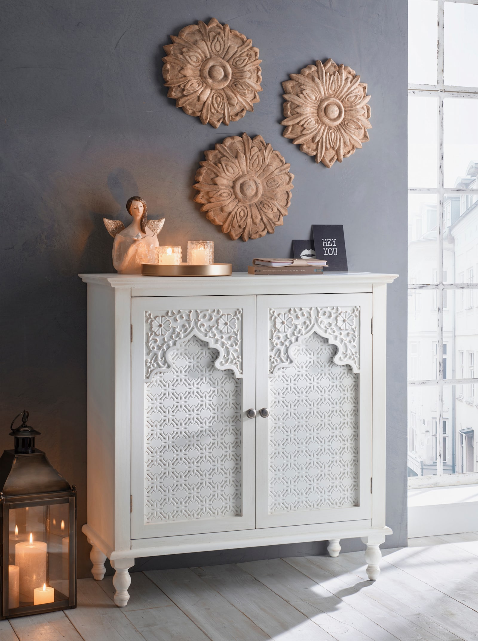 Impressionen Commode - wit/vervaagd