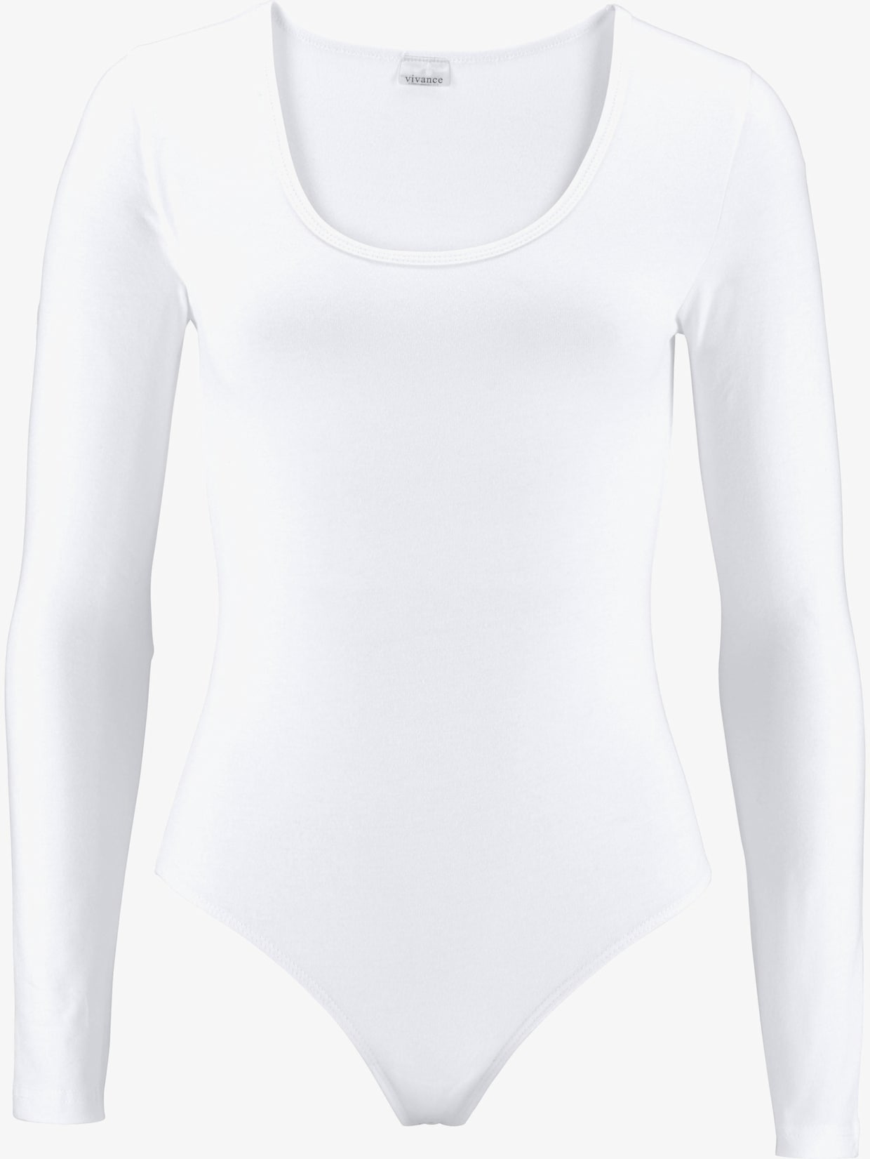 Vivance Body met lange mouwen - zwart, wit