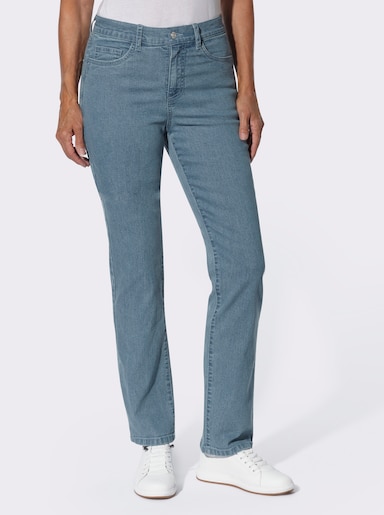 Jeans mit gerader Schnittführung - blue-bleached
