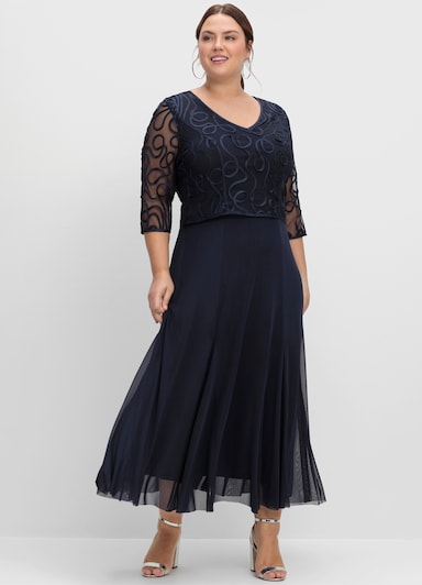 sheego Abendkleid - tiefblau