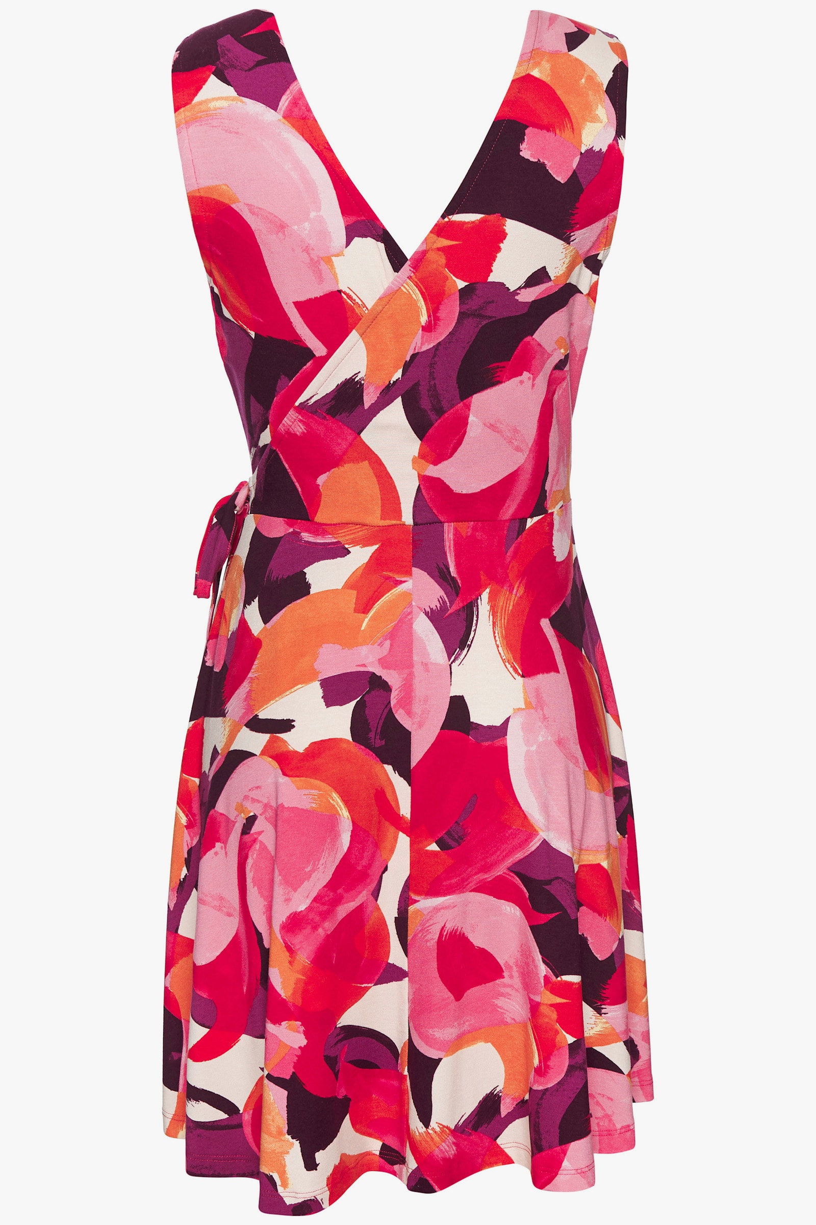 Vivance Strandjurk - rood/lila bedrukt