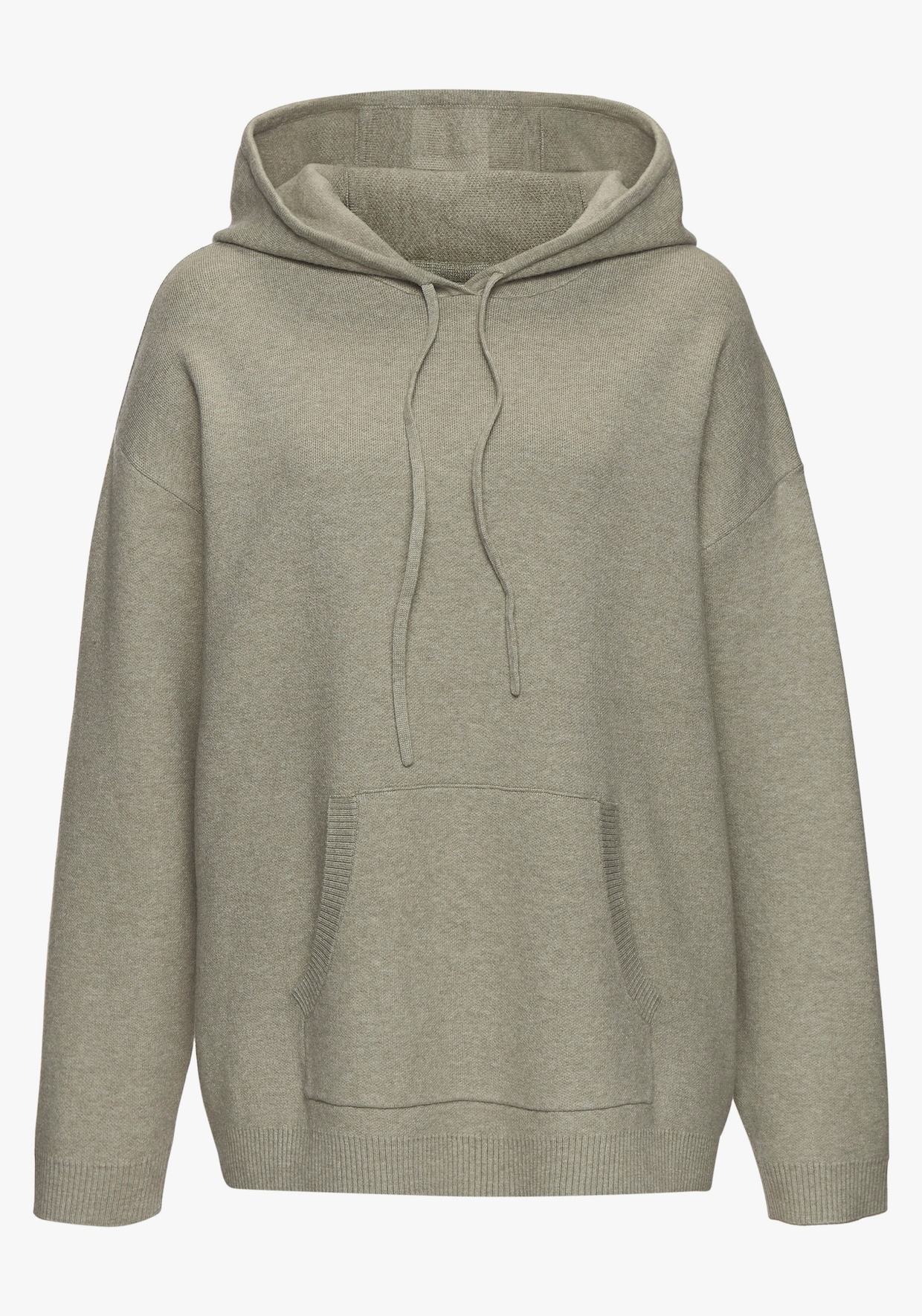 Elbsand Hoodie - olijf gemêleerd