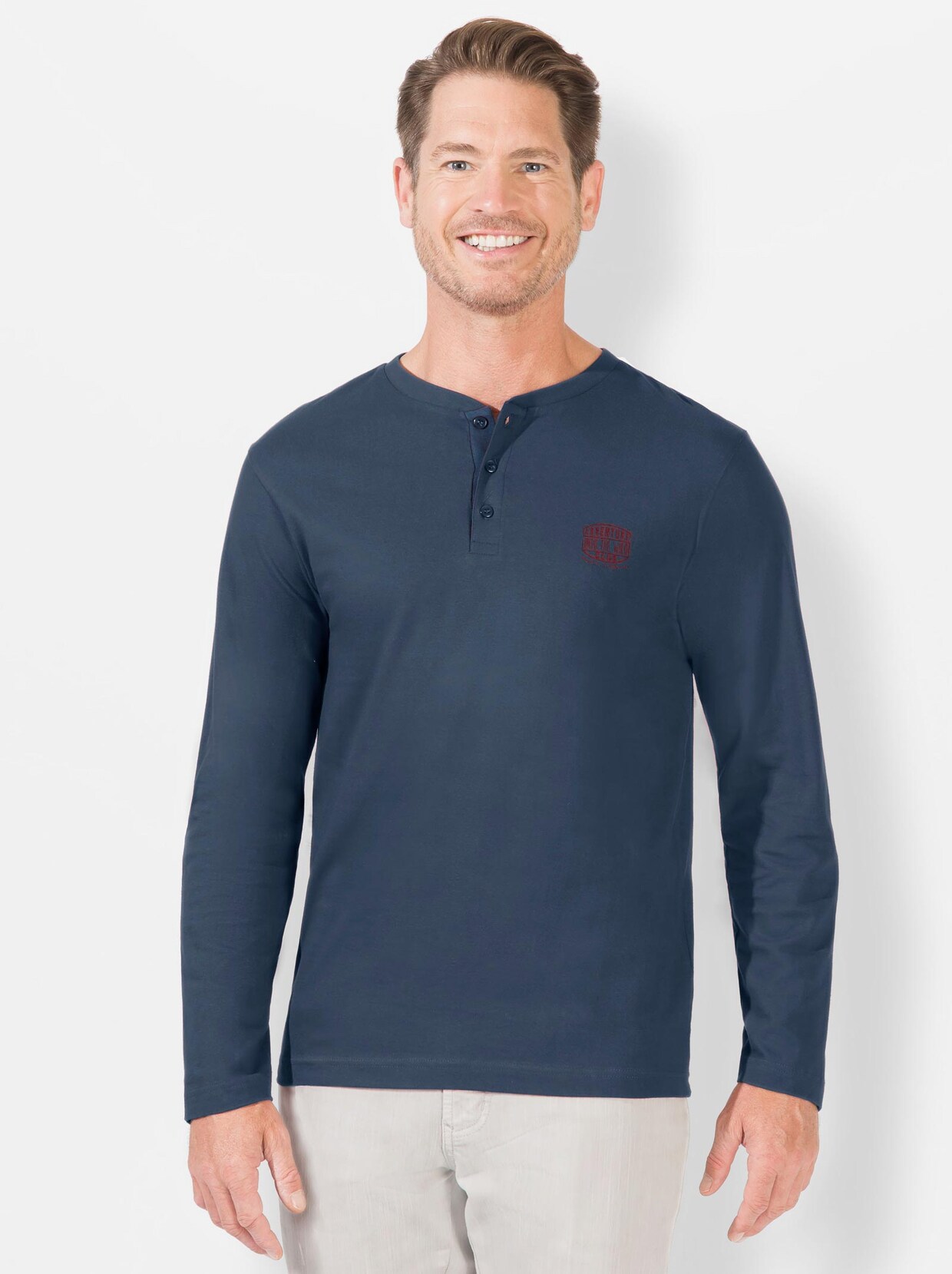 Catamaran Langarm-Shirt - dunkelblau
