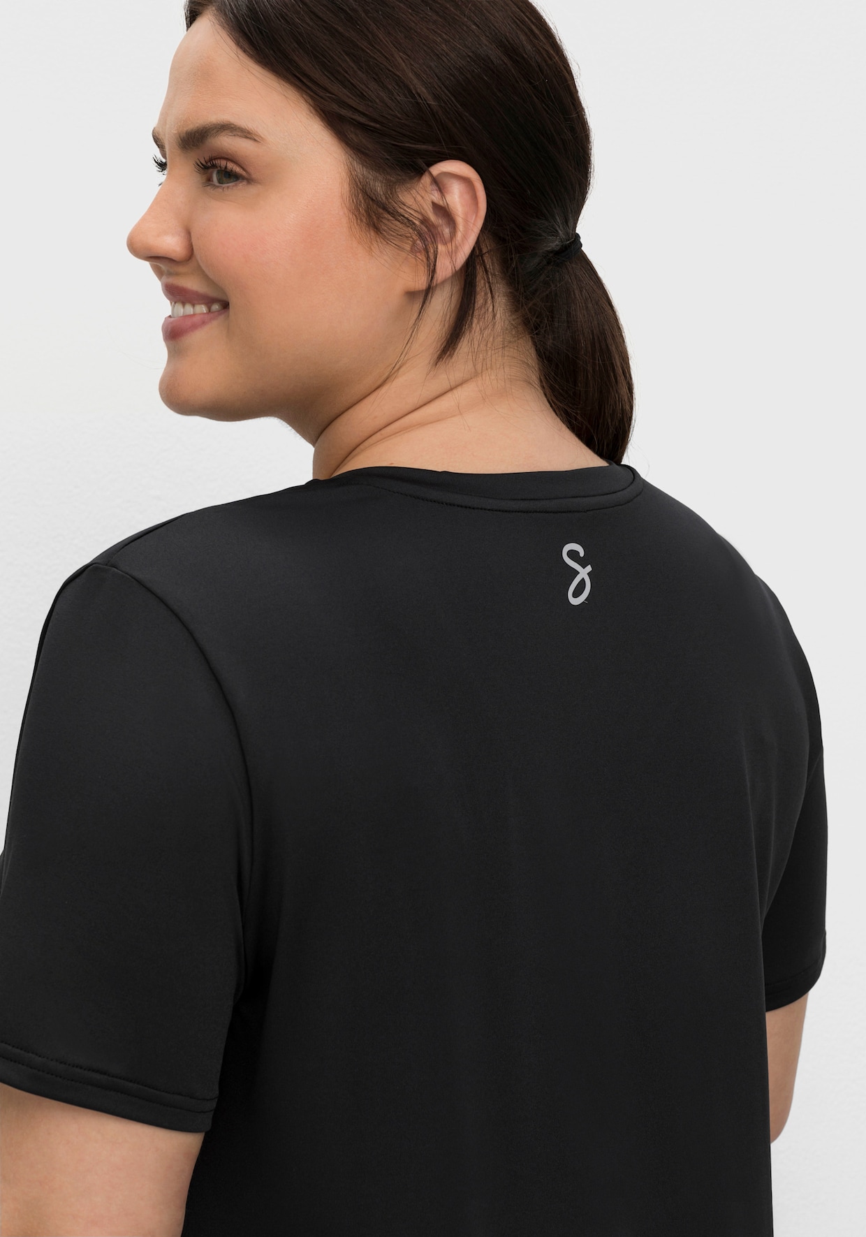sheego Functioneel shirt - zwart