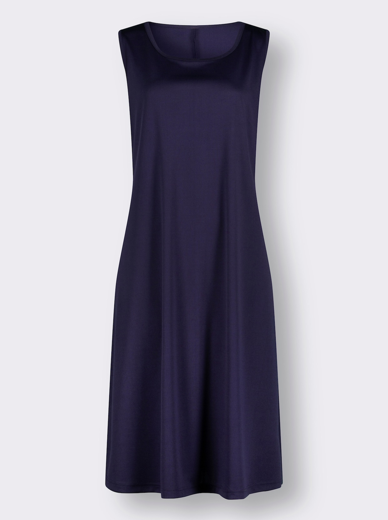 Robe en jersey - marine imprimé + marine