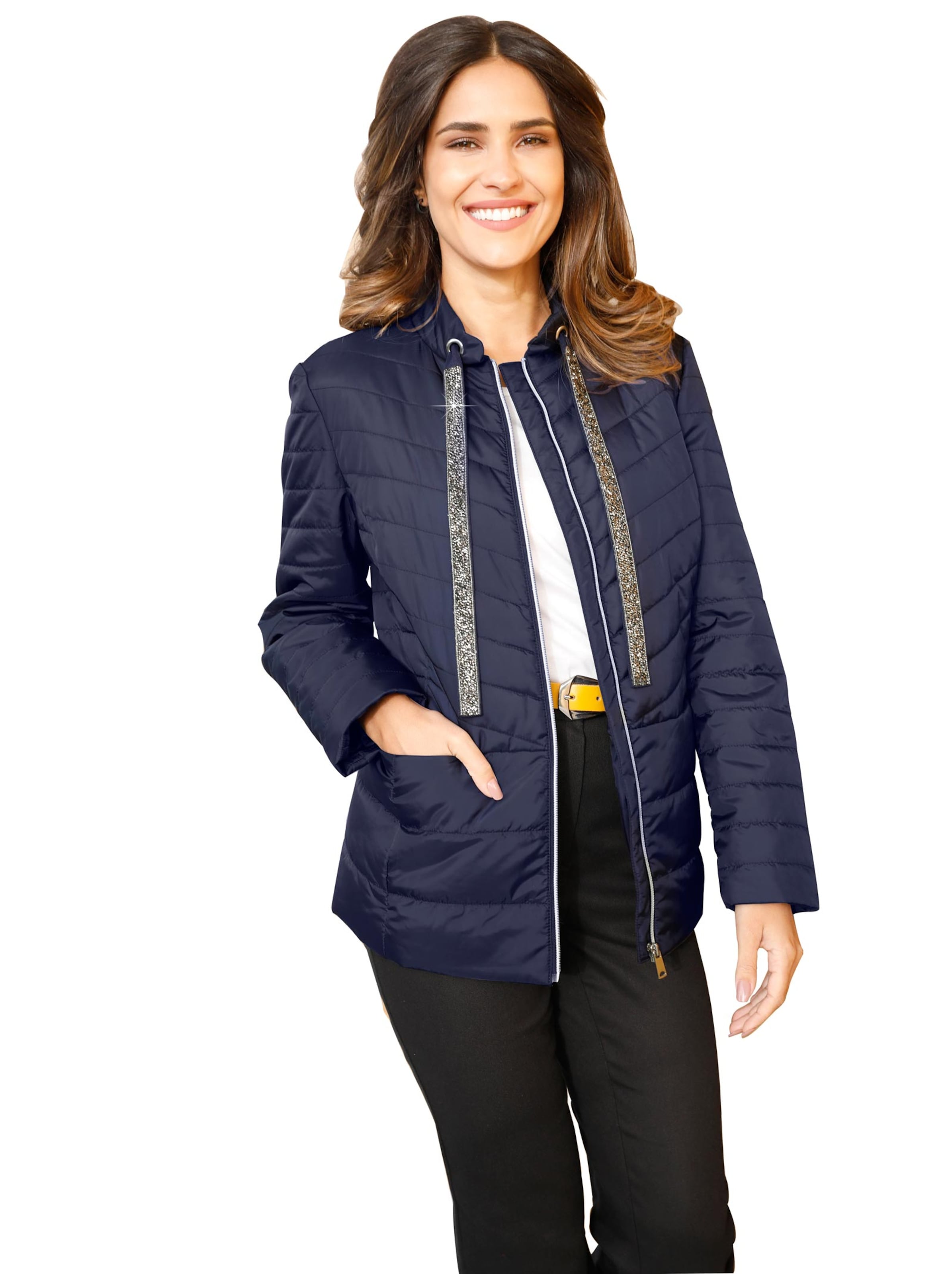 Steppjacke - nachtblau