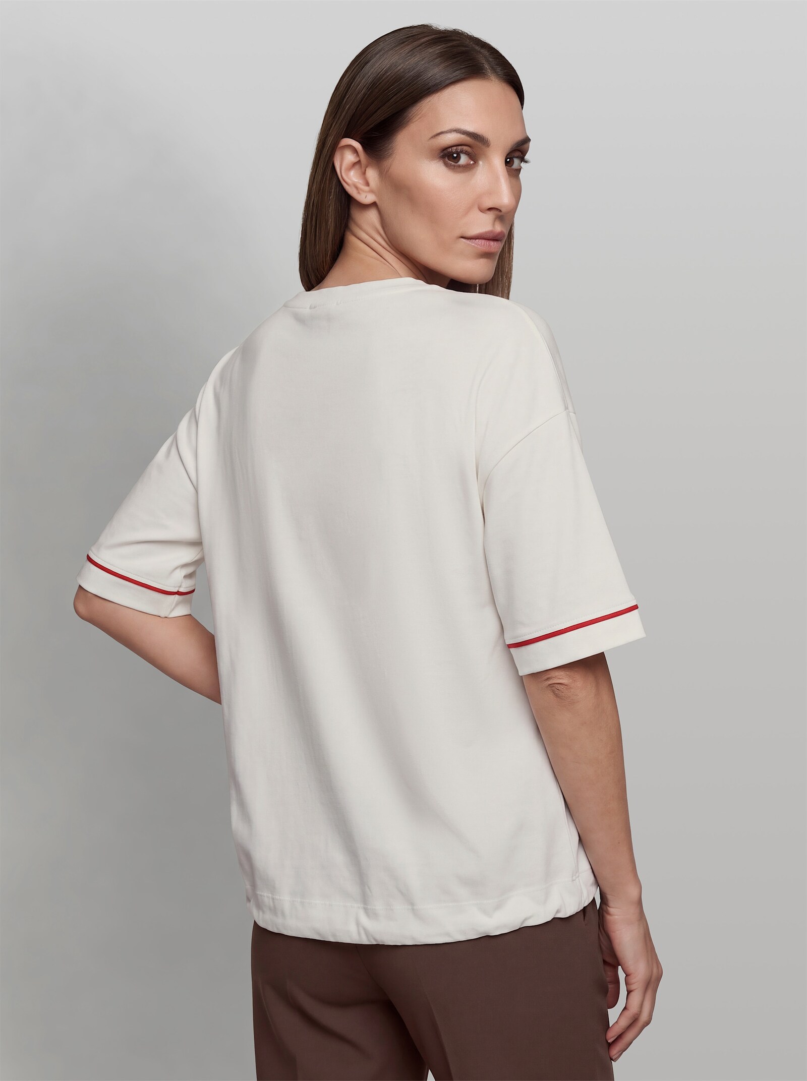 heine Shirt mit Foliendruck - ecru-bedruckt
