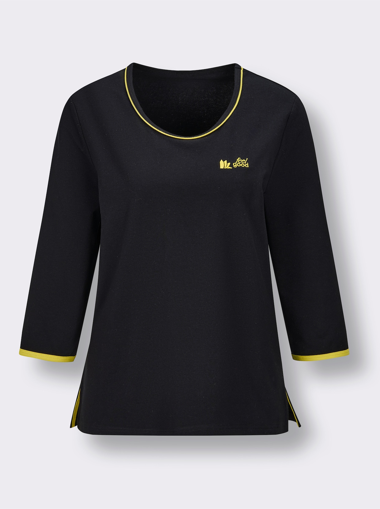 feel good shirt - zwart