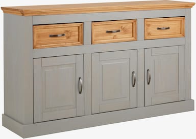 Home affaire Sideboard - grau/gebeizt