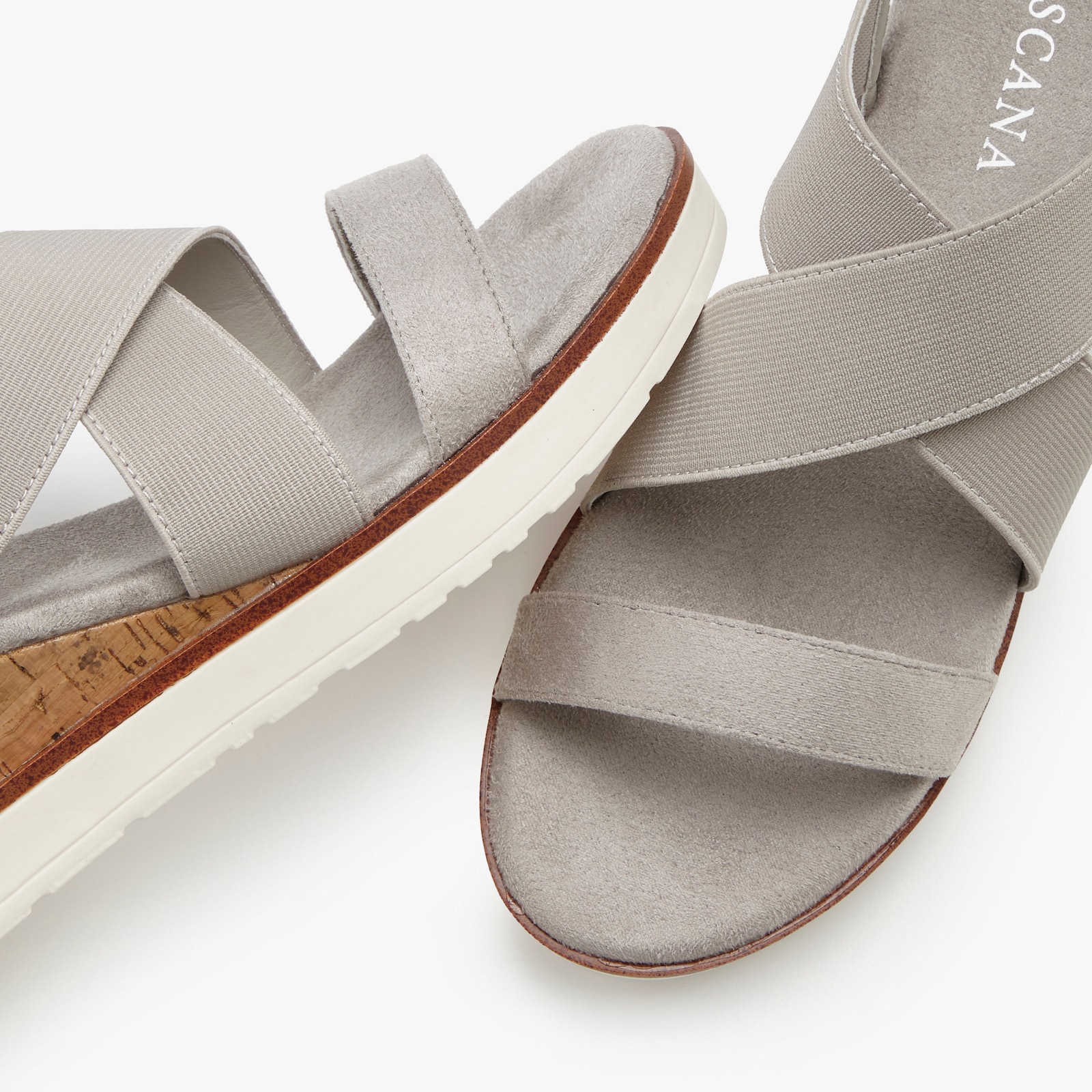 LASCANA Sandalette - grau