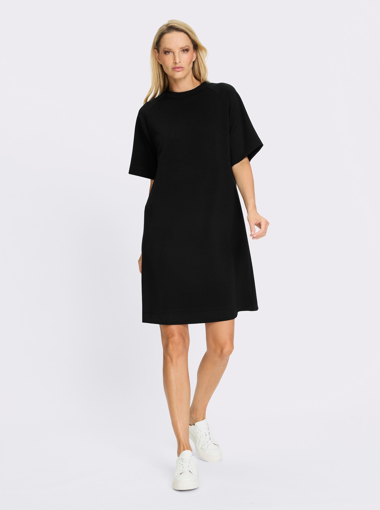 heine Freizeitkleid zum Schlupfen - schwarz