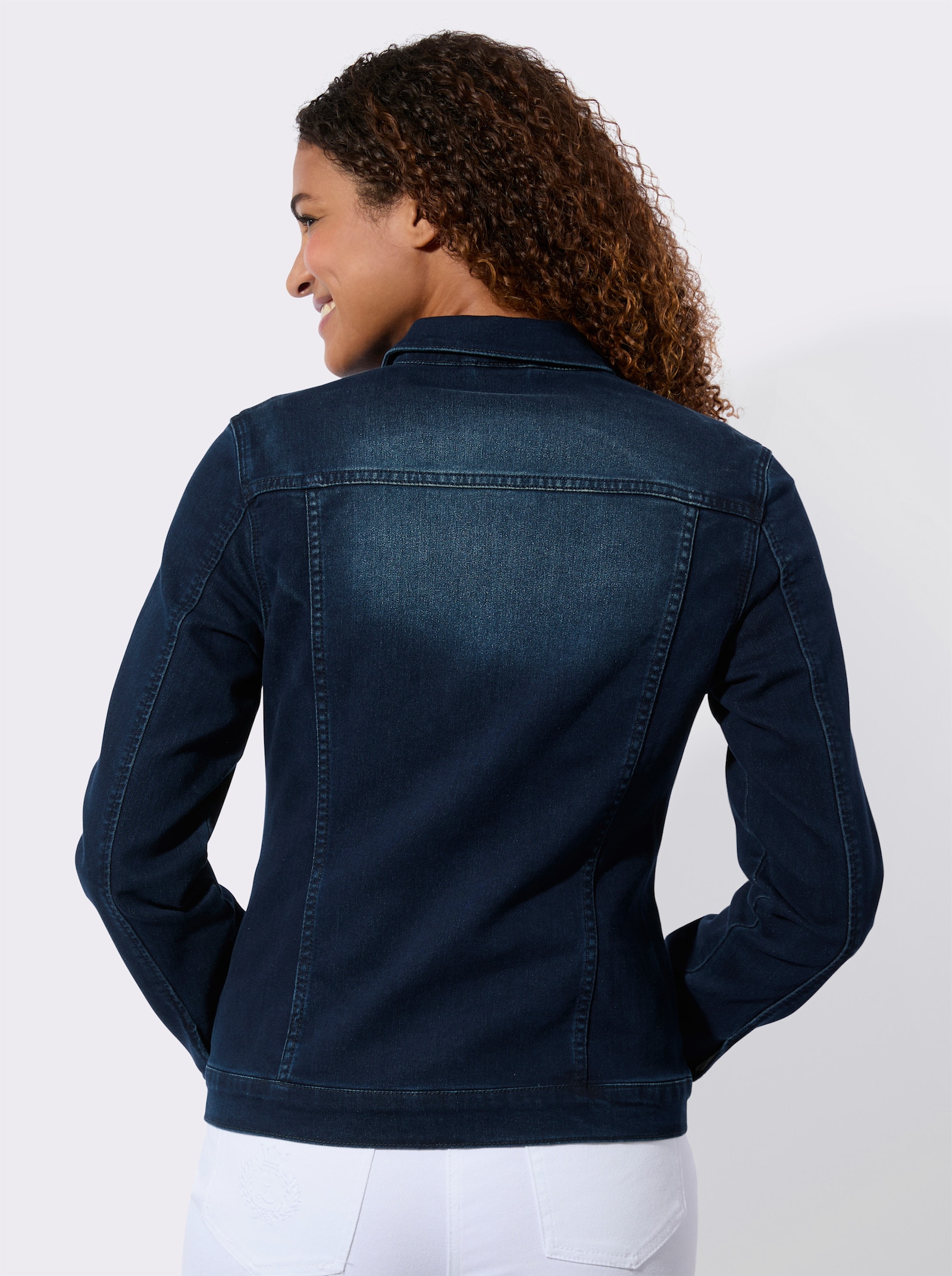 Jeansjacke elastische Qualität - dark blue