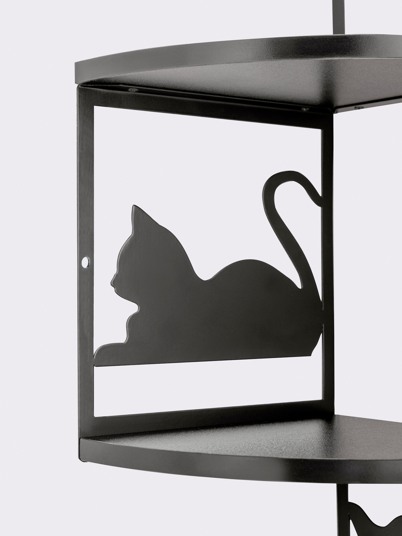 heine home Eckregal - schwarz