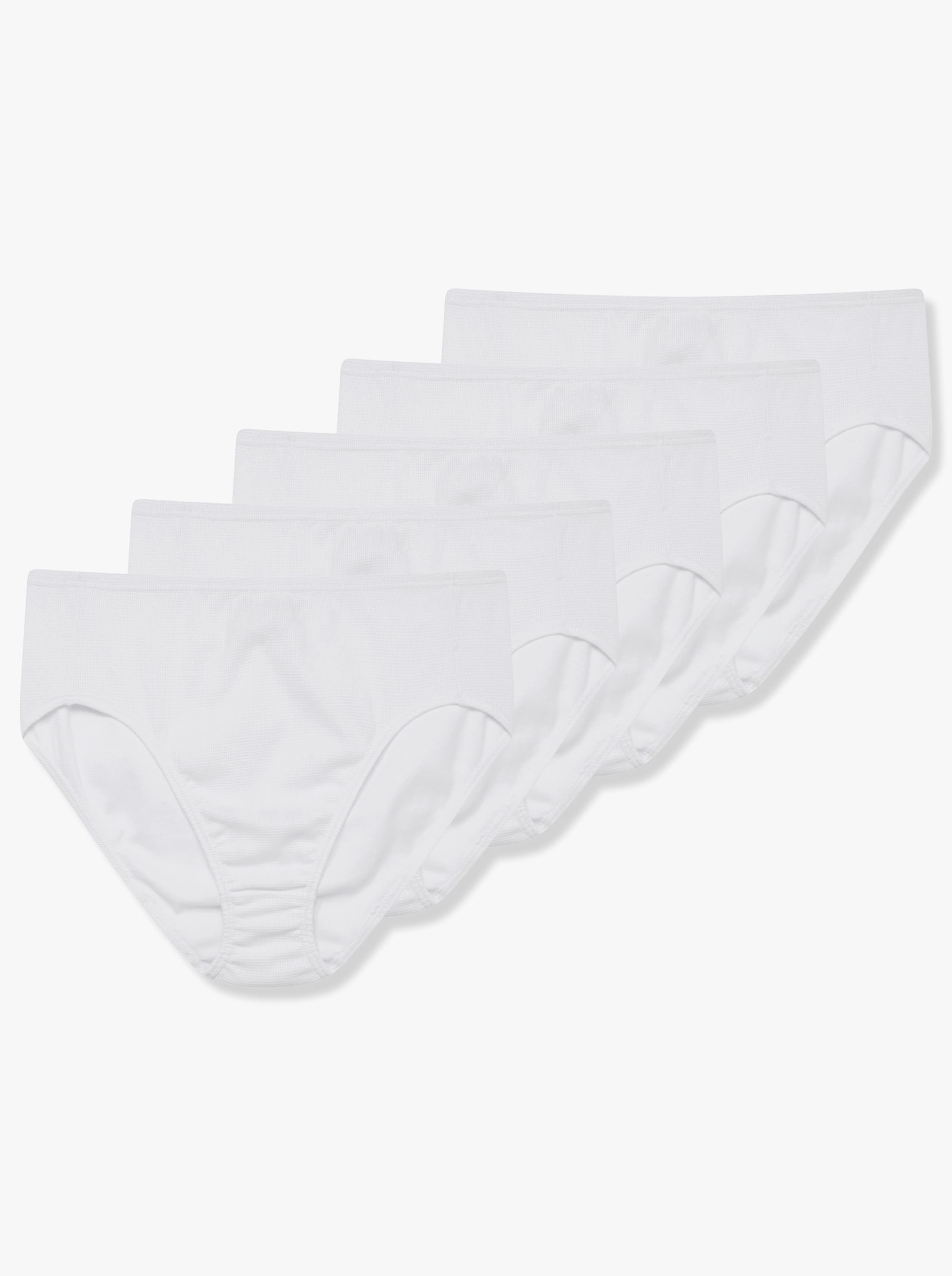 wäschepur Jazzpants in Pikee-Qualität - 5x weiß