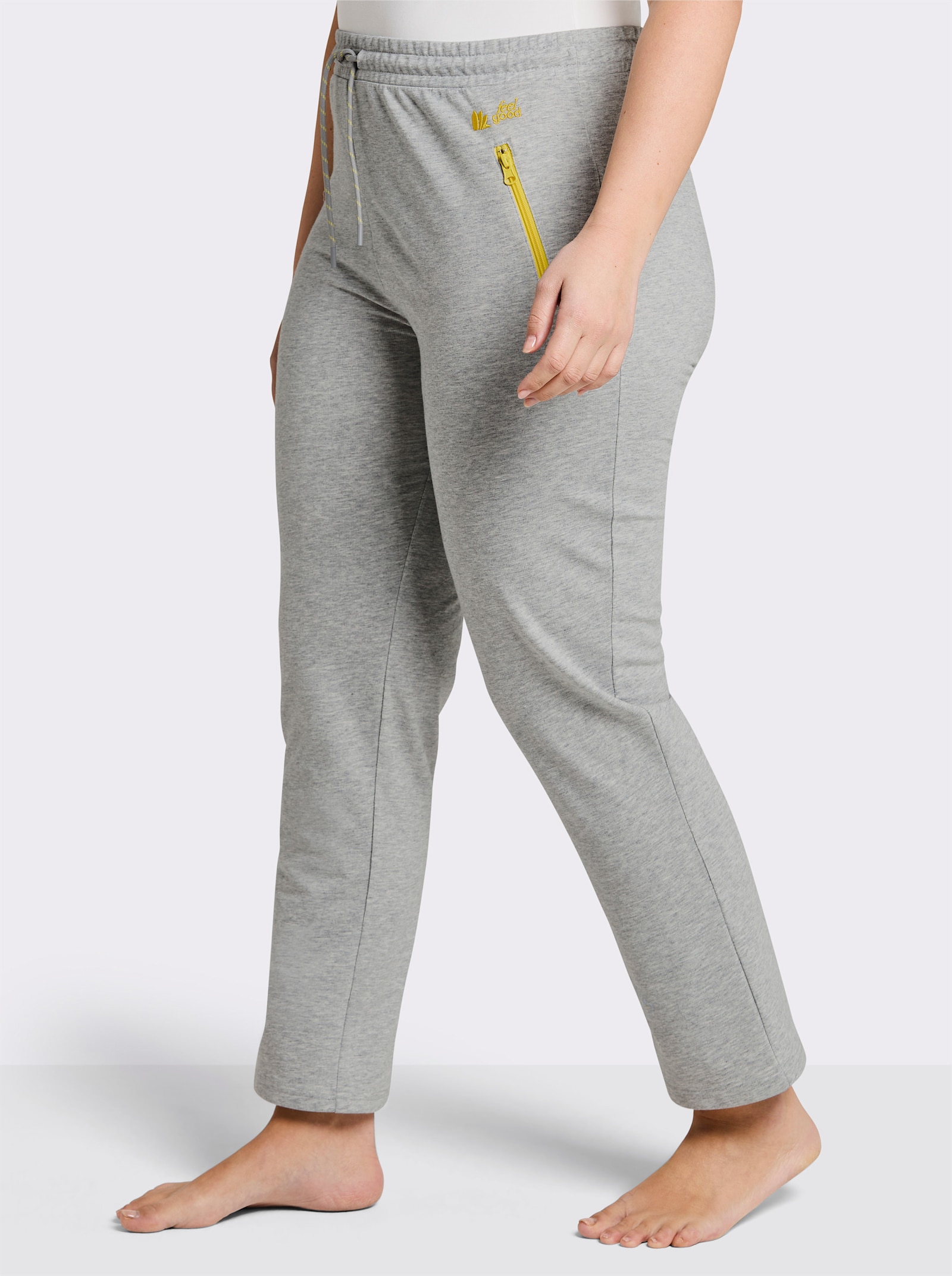 feel good Hose - grau-meliert