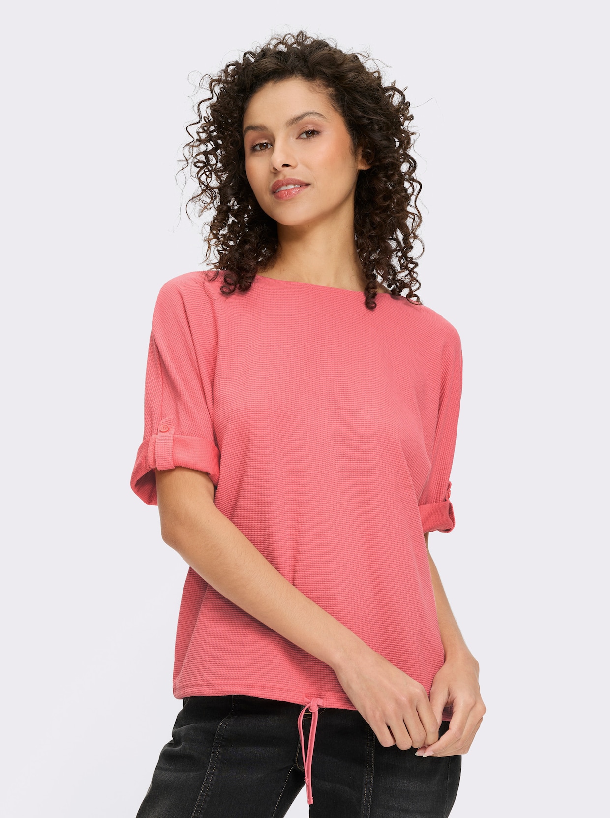 heine Fledermausshirt - flamingo