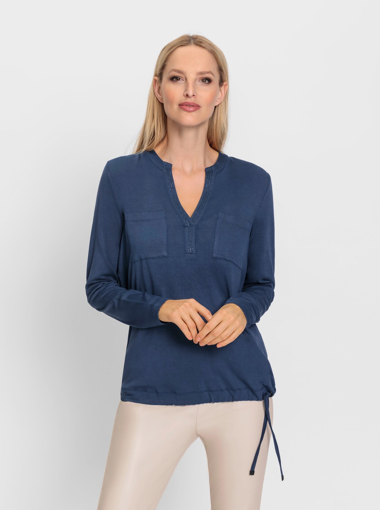 heine Shirt - donkerblauw