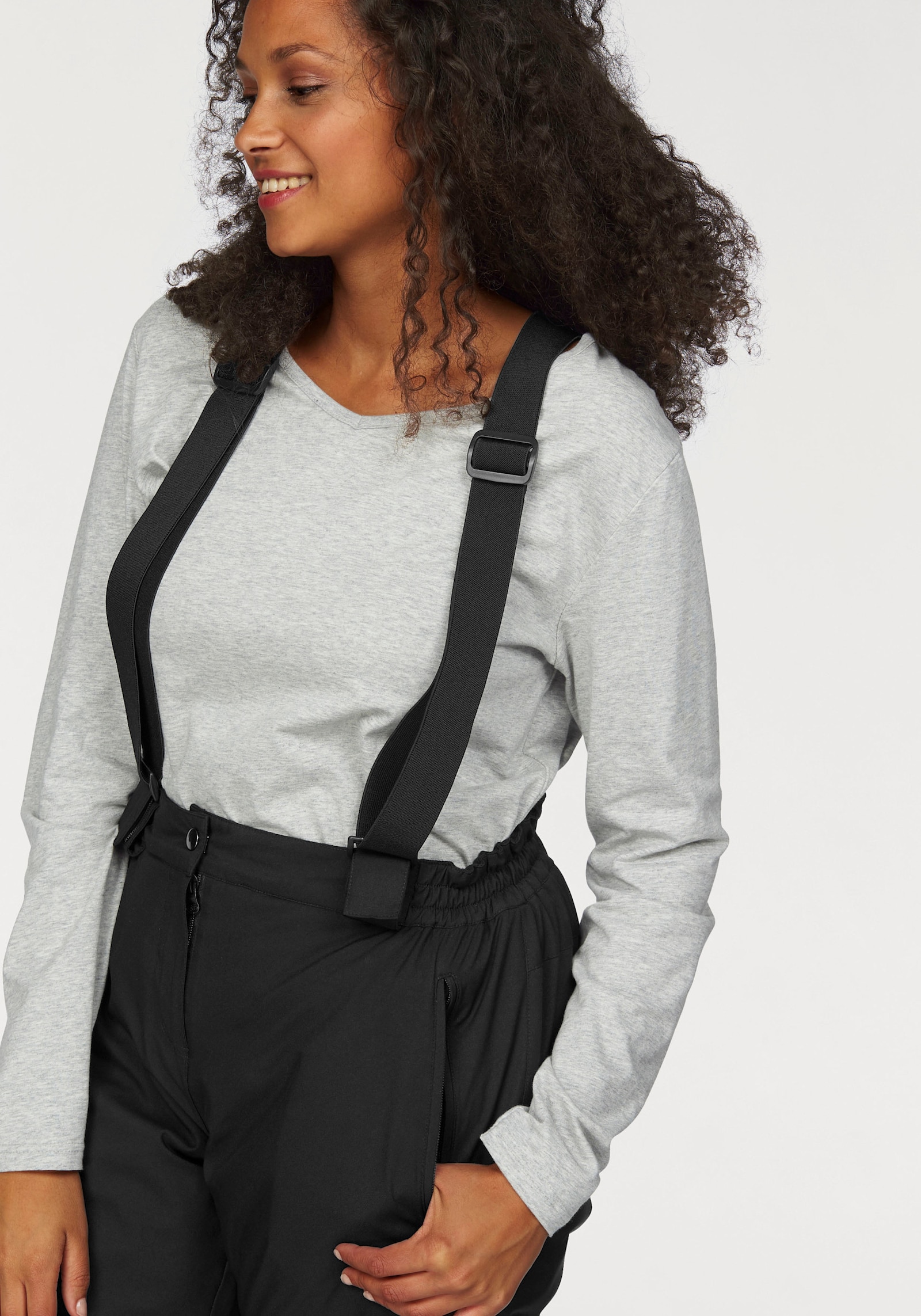 Polarino Skihose - schwarz (skihose aus beständigem material)