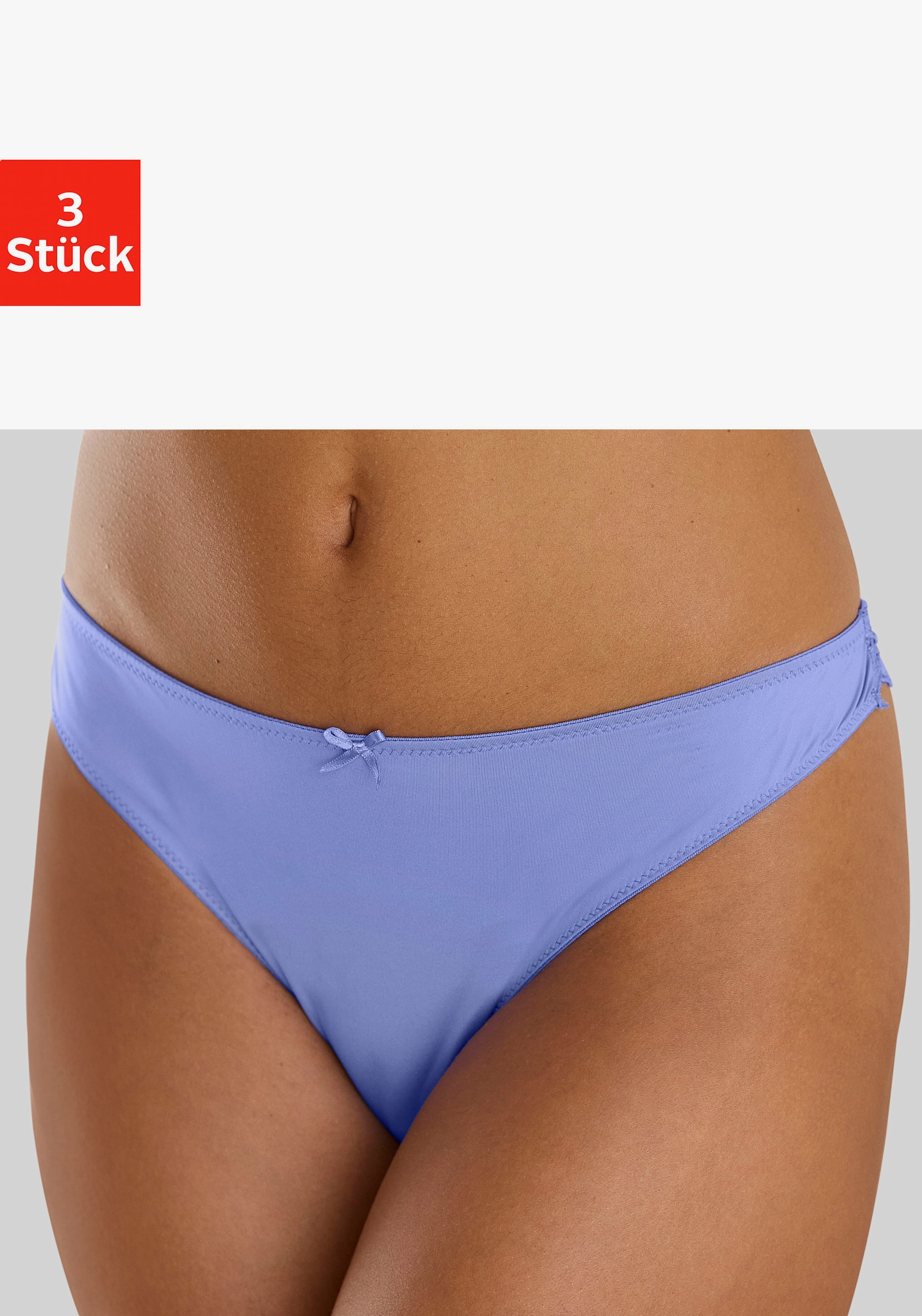 petite fleur String - altrosa+blau+vanille