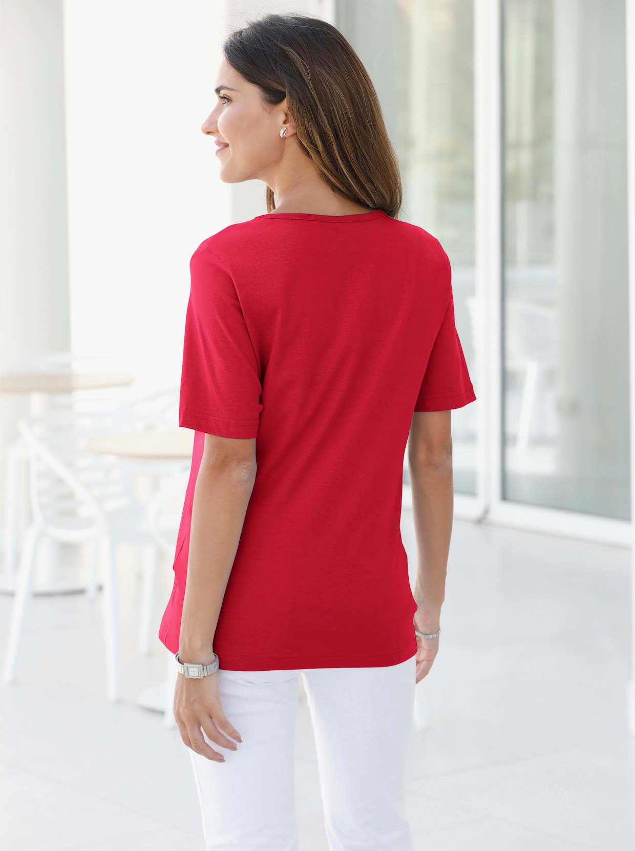 Shirt met korte mouwen - rood